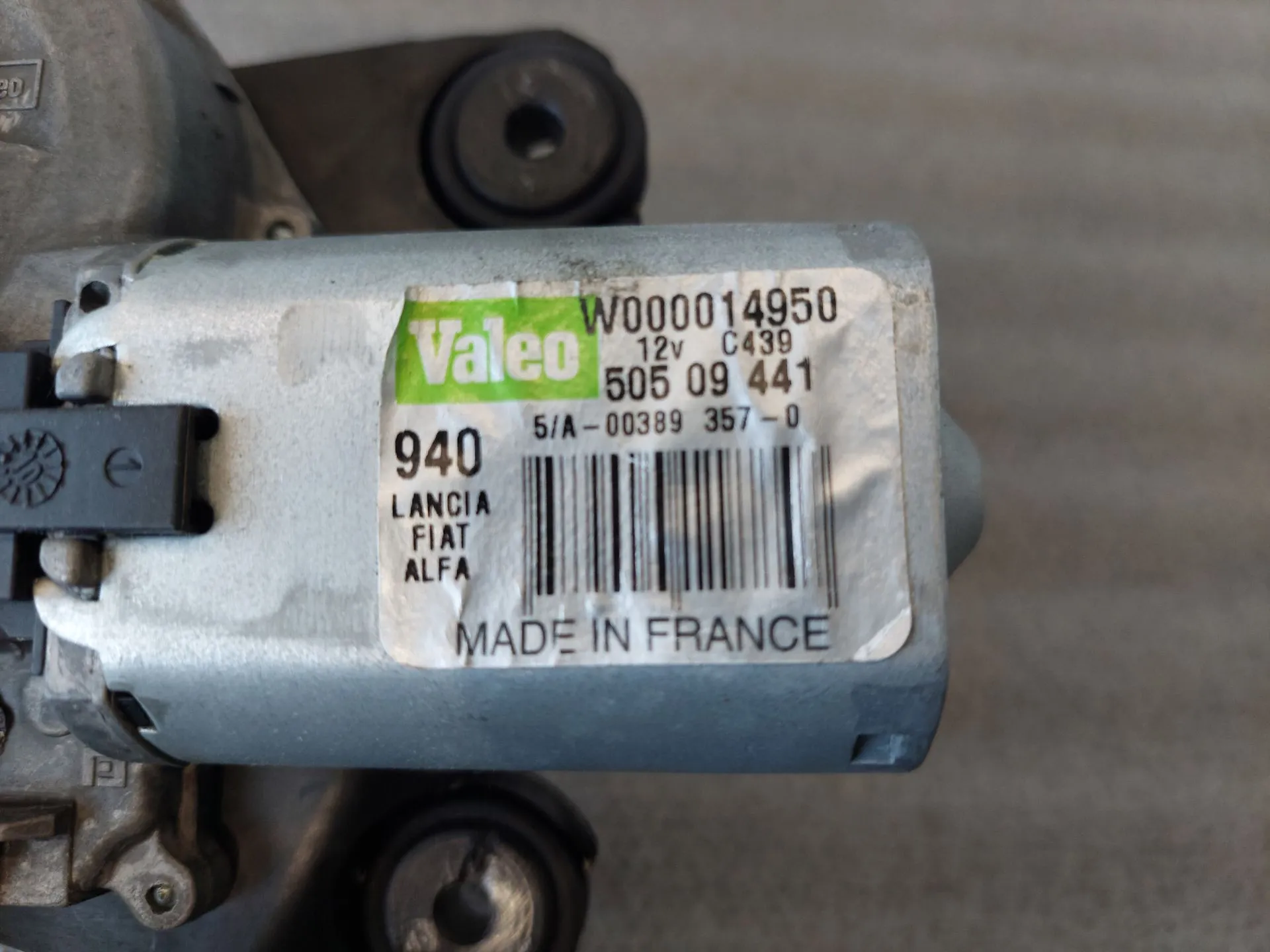 Motore tergicristallo posteriore ALFA ROMEO Giulietta (940_) Imagem-3