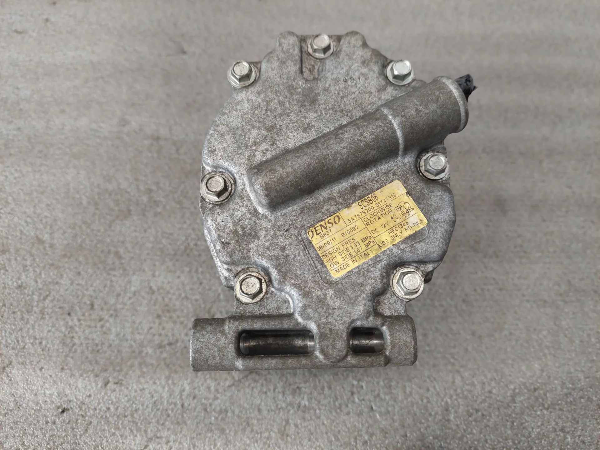 Compresseur AC FIAT 500 (312_) Imagem-4