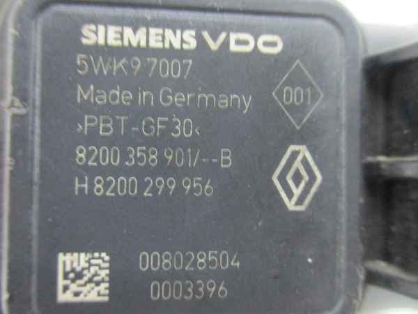 Medidor massa de ar / MAF RENAULT Clio III (BR0/1, CR0/1) Imagem-4