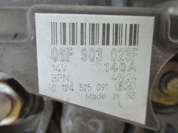 Alternador AUDI A3 (8P1) Imagem-4