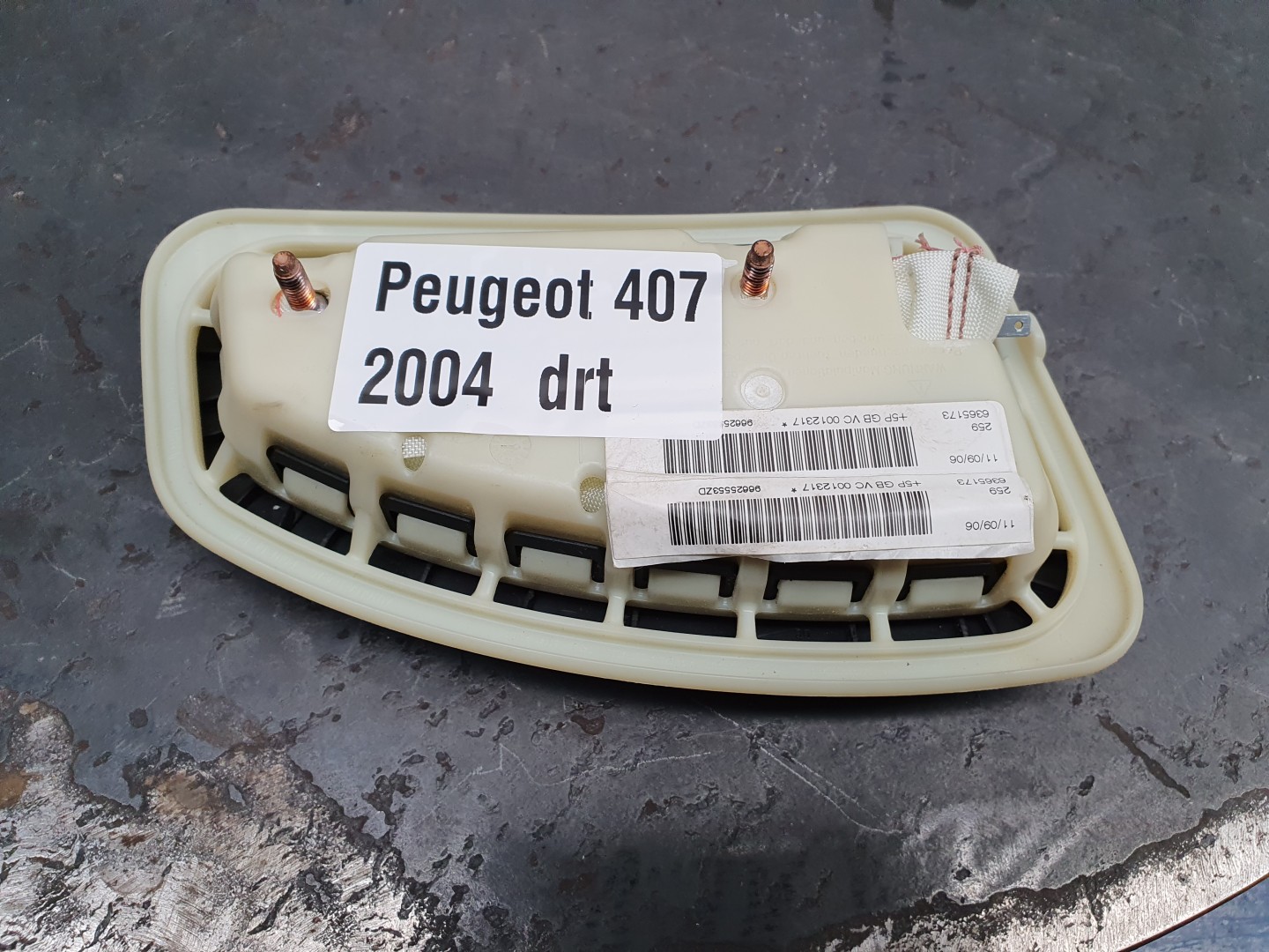 Airbag  Droite PEUGEOT 407 (6D_) Imagem-1