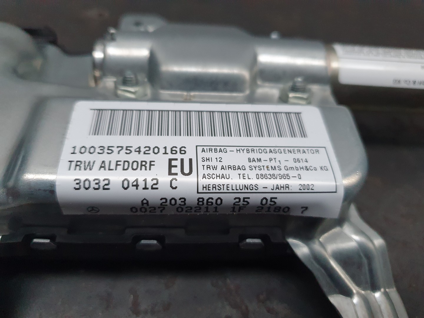 Airbag Guache MERCEDES-BENZ Classe C (W203) Imagem-1