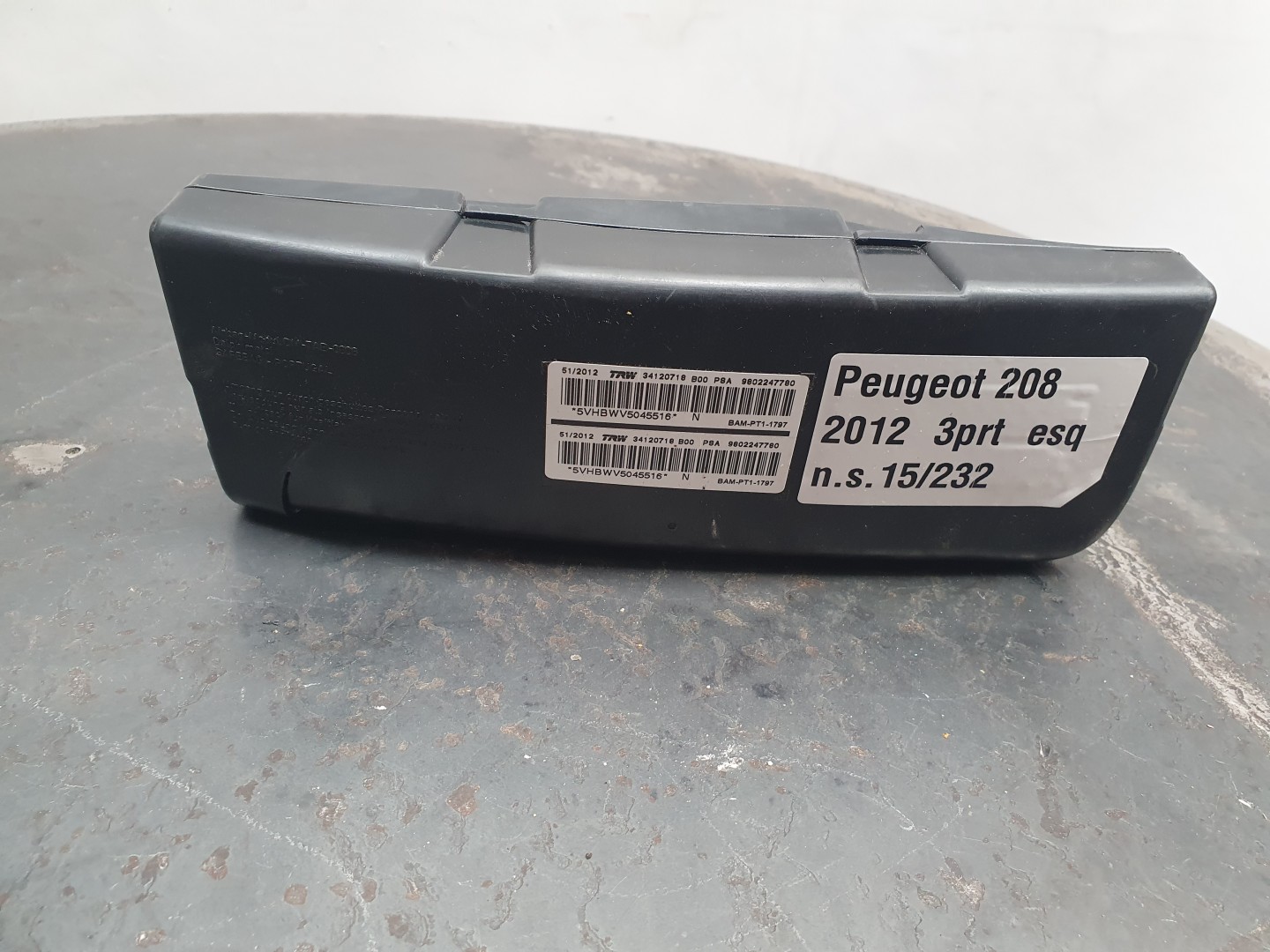 Airbag Guache PEUGEOT 208 Imagem-1