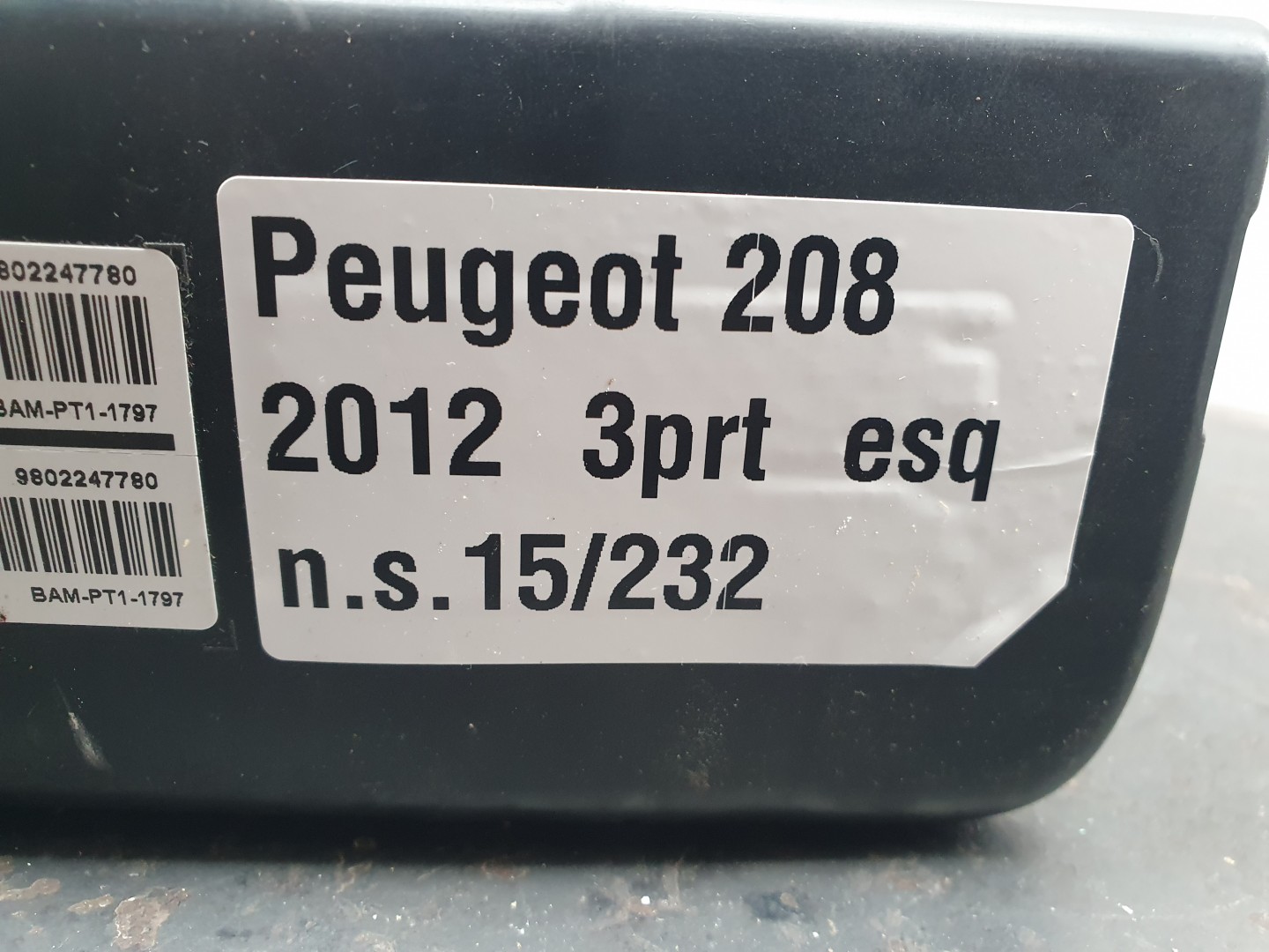 Airbag Guache PEUGEOT 208 Imagem-4