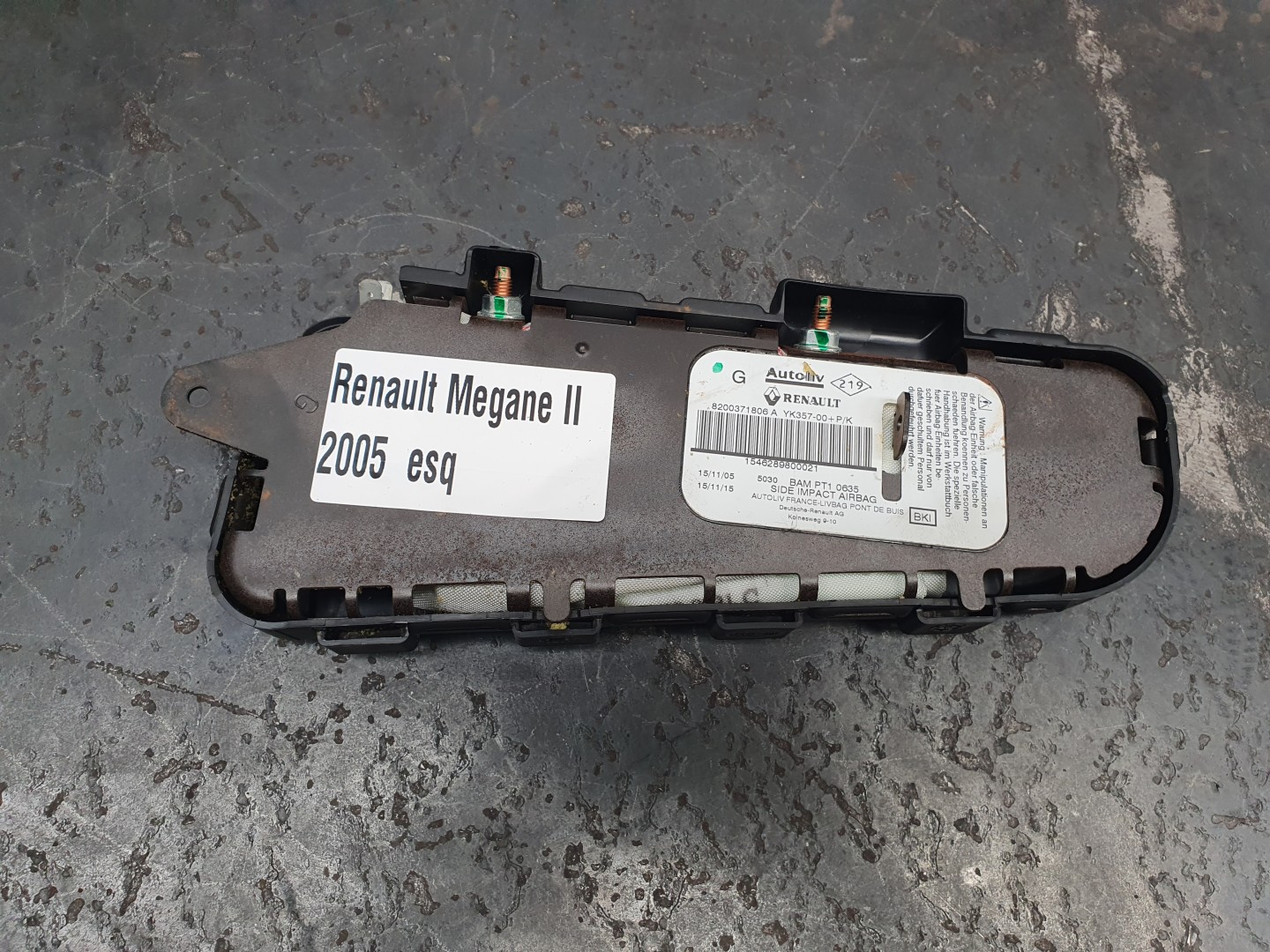 Airbag Guache RENAULT Megane II Société (KM0/2_) Imagem-1