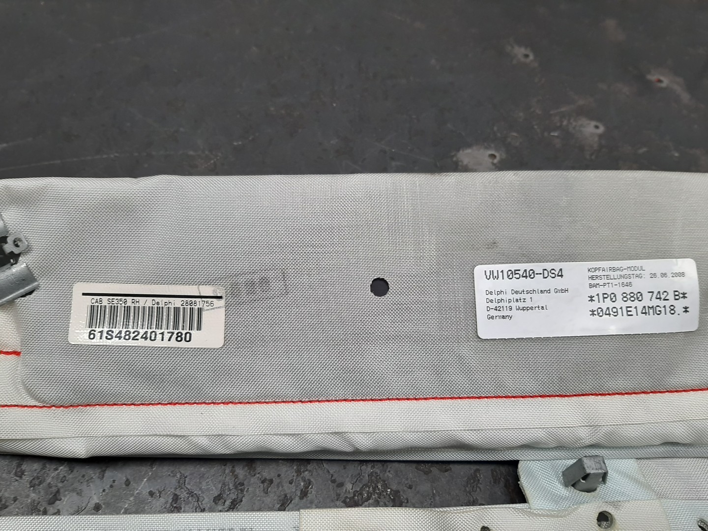 Airbag Rideau Droite SEAT Leon (1P1) Imagem-2