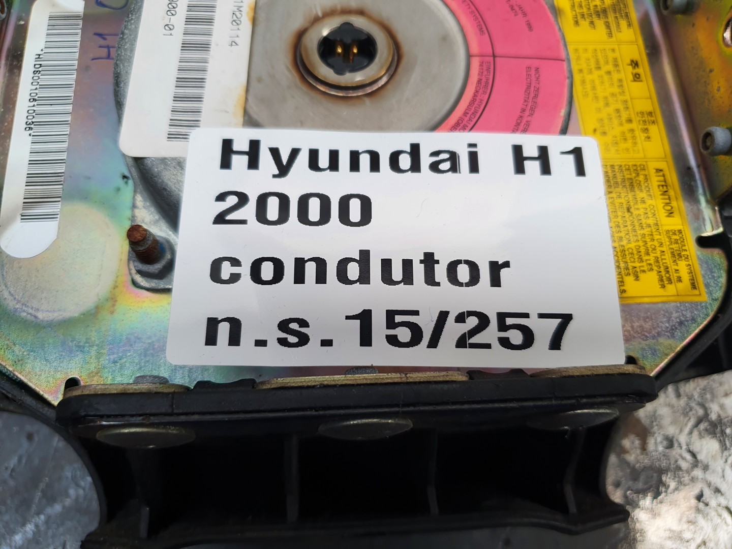 Airbag do volante HYUNDAI H100 Imagem-3