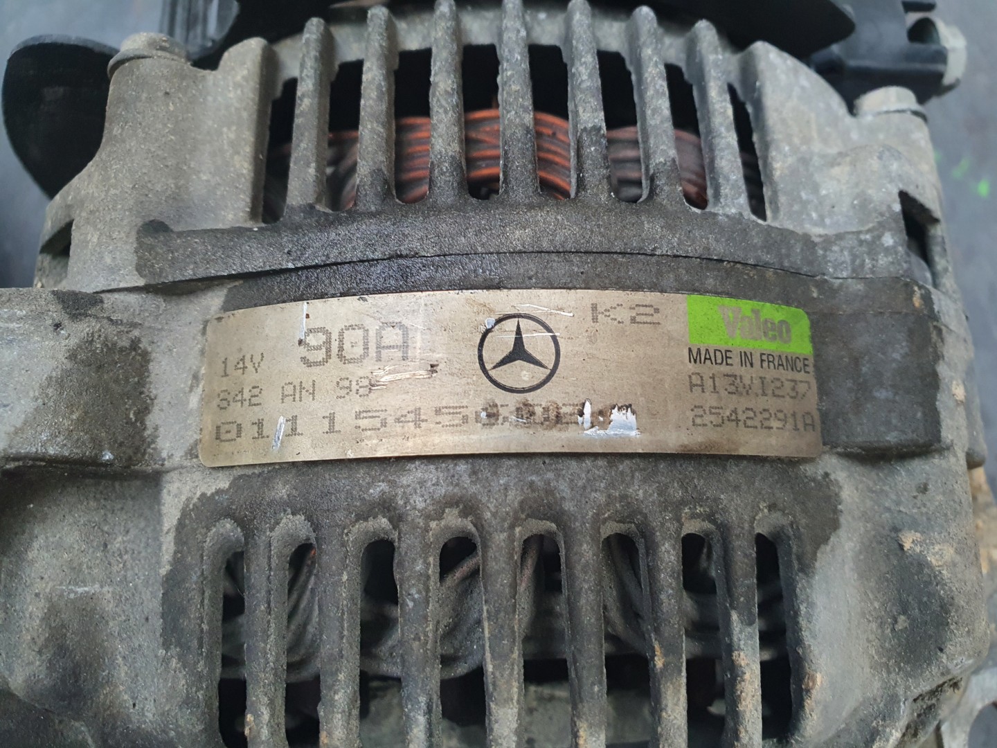 Alternador MERCEDES-BENZ Classe A (W168) Imagem-4