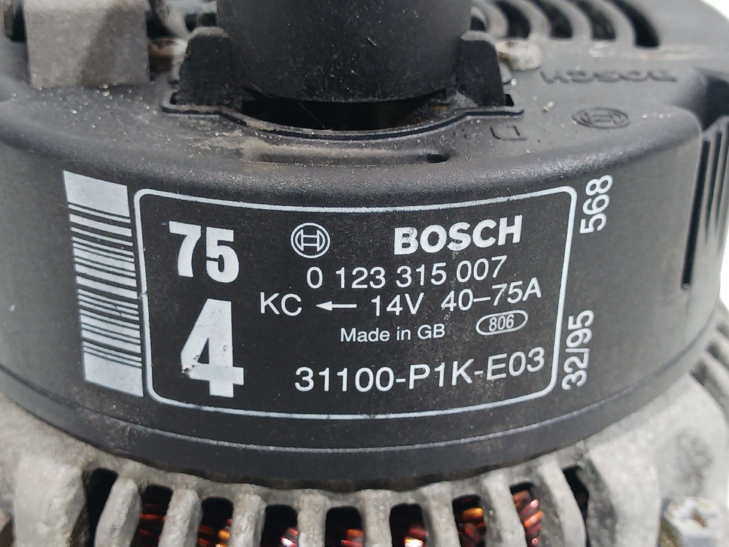 Alternador HONDA Civic VI Hatchback (EJ_, EK_) Imagem-3