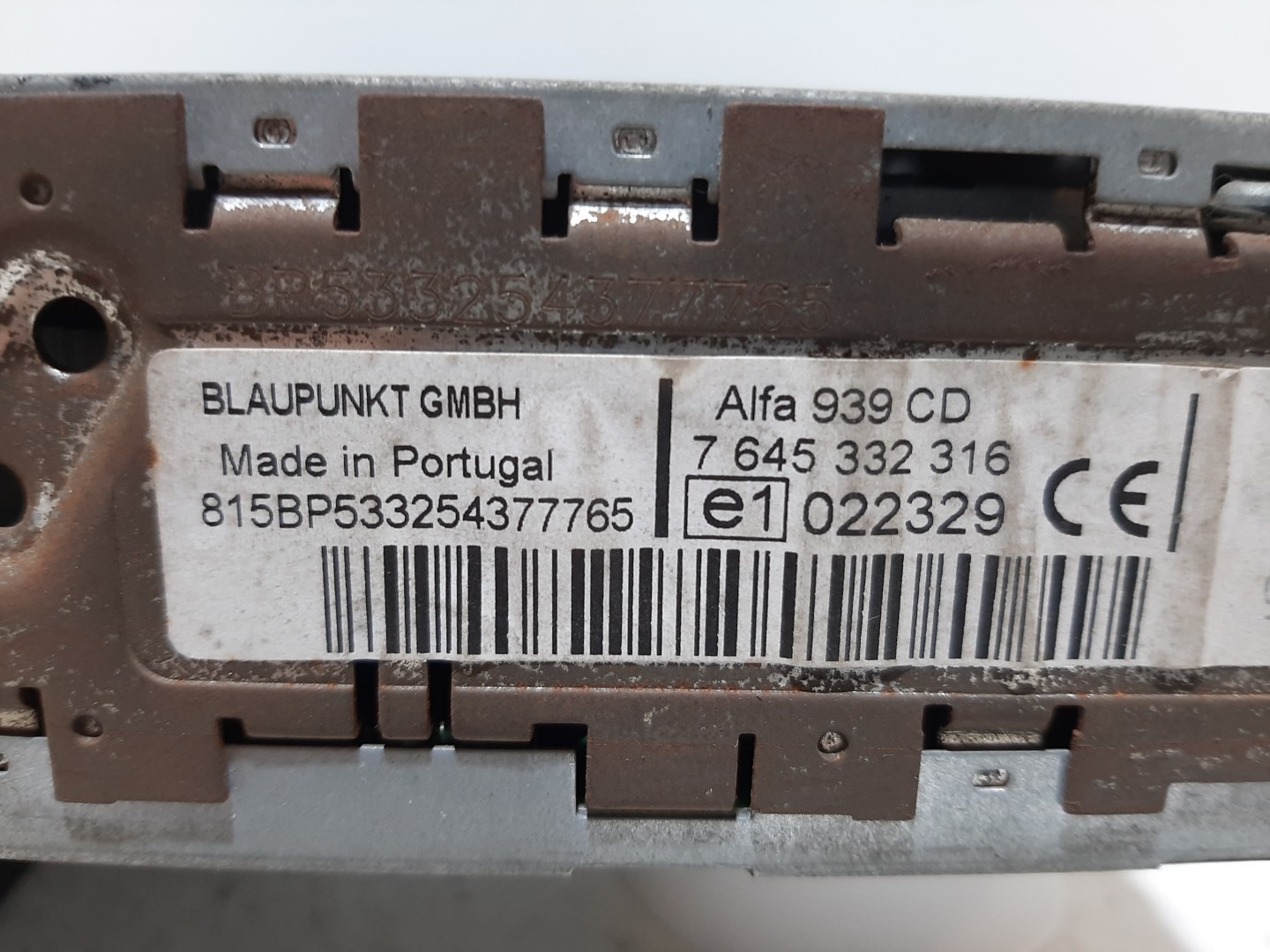 Radio / autorradio ALFA ROMEO 159 (939_) Imagem-3