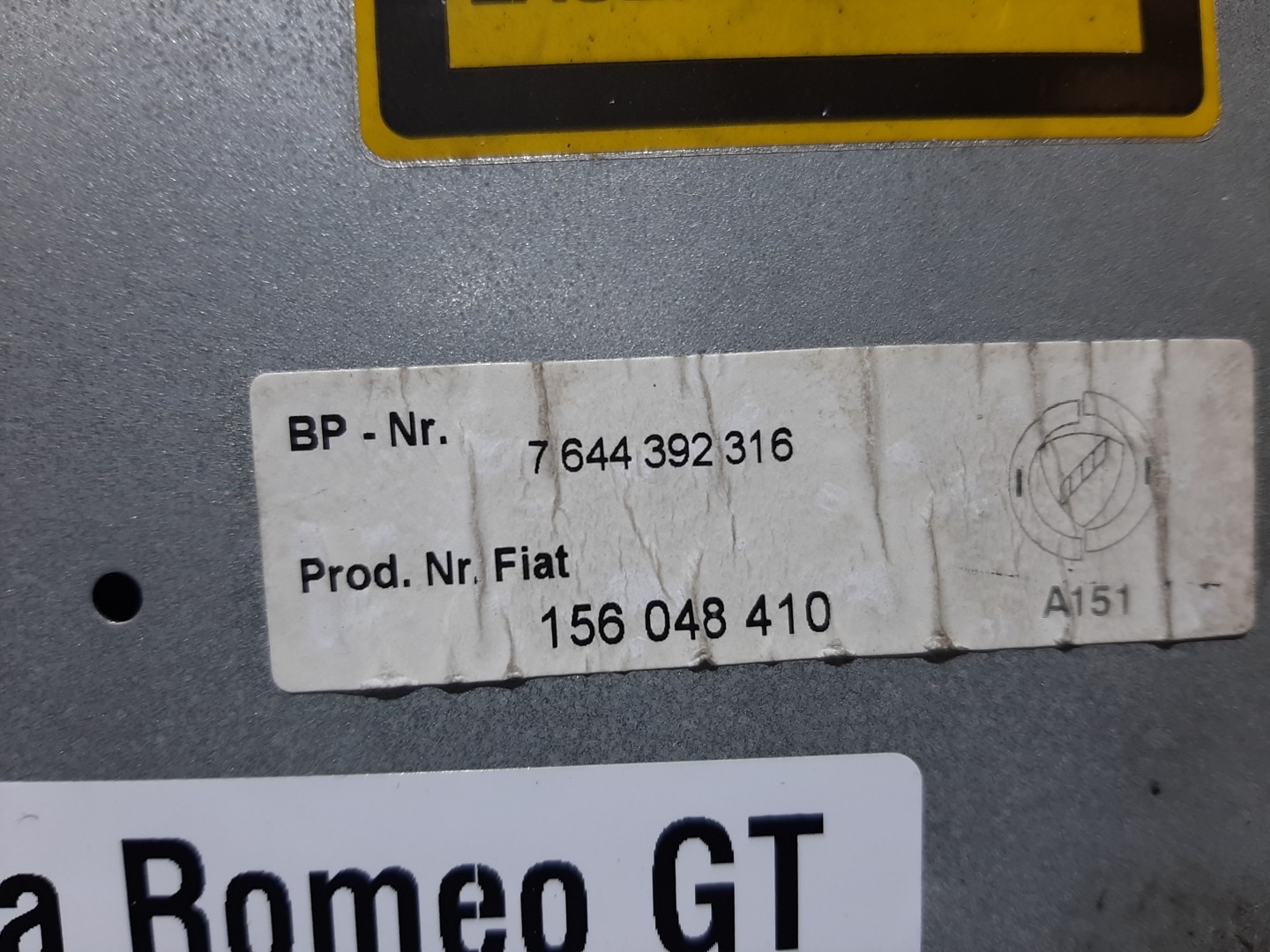 Radio / autorradio ALFA ROMEO GT (937_) Imagem-3