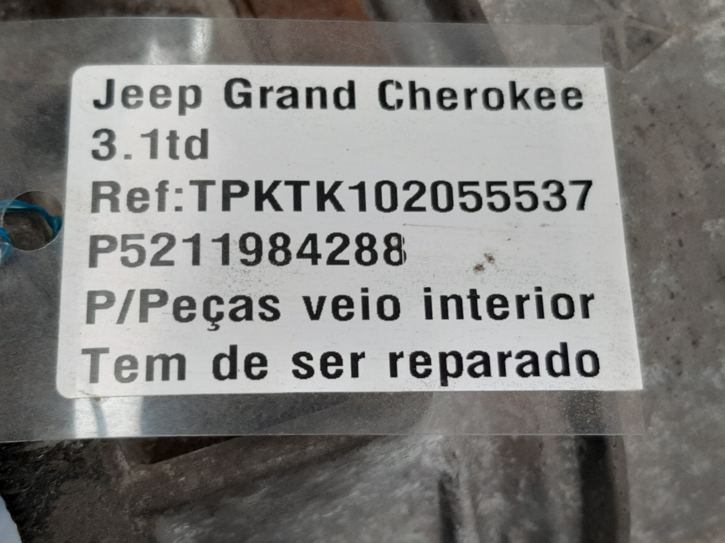 Caixa de velocidades manual JEEP Grand Cherokee II (WJ, WG) Imagem-5
