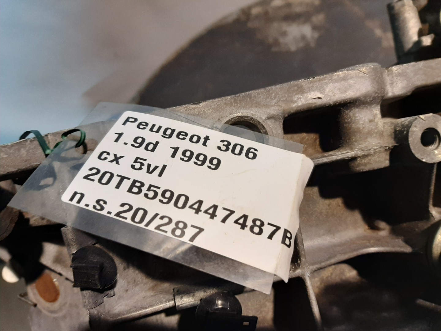 Boîte de vitesses manuelle PEUGEOT 306 (7A, 7C, N3, N5)