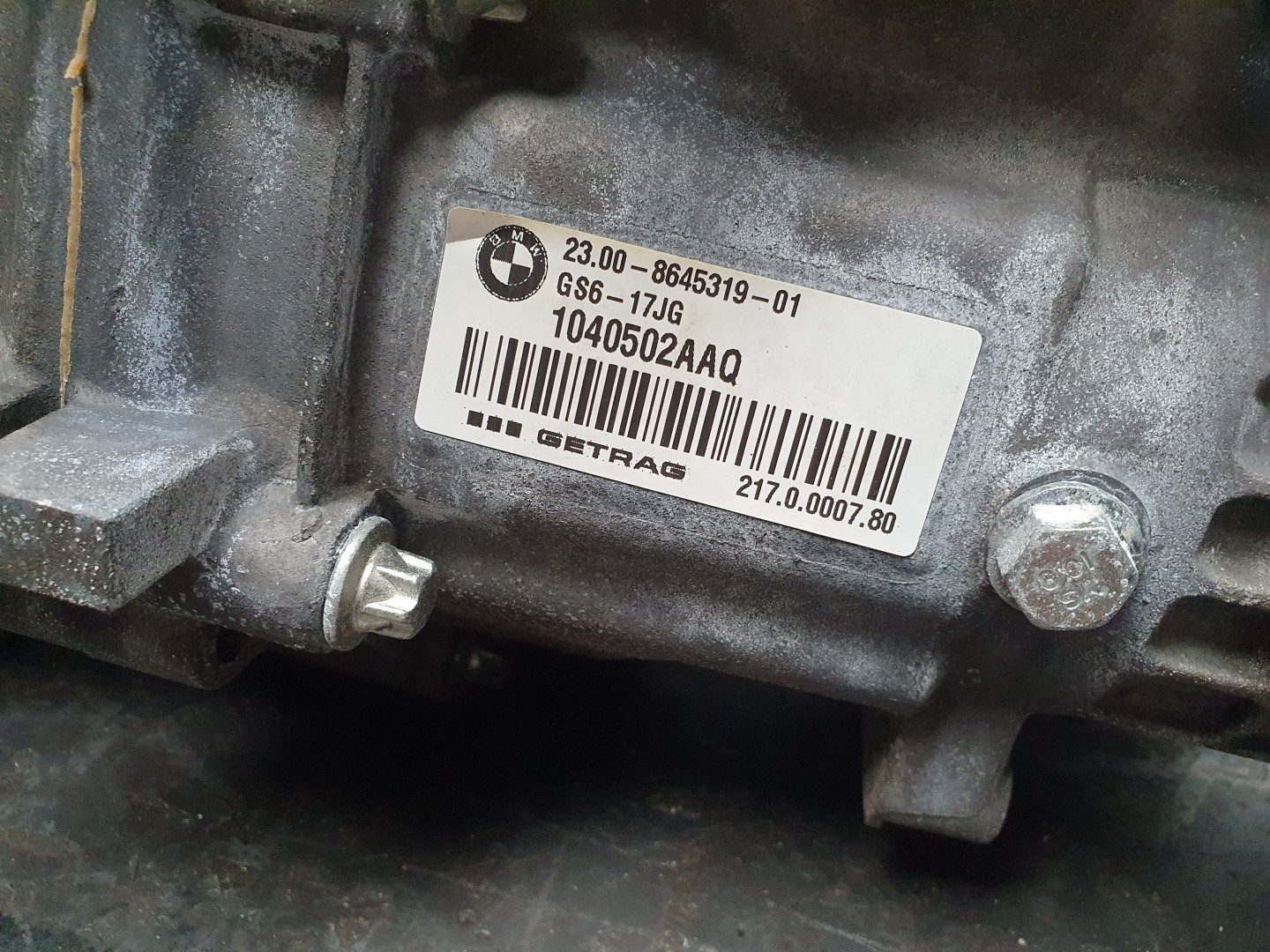 Caixa de velocidades manual BMW 1 (F20) Imagem-3