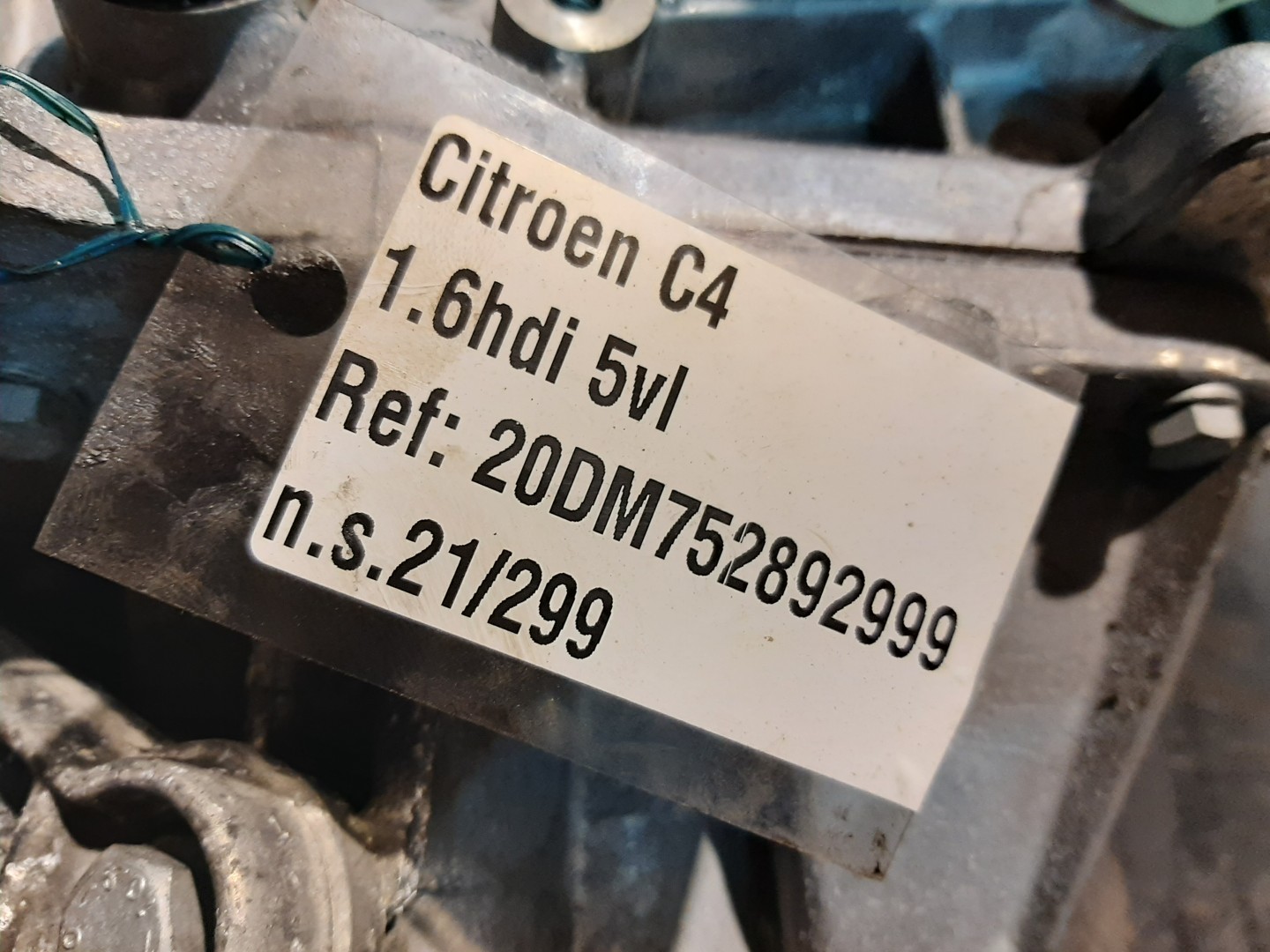 Boîte de vitesses manuelle CITROËN C4 I (LC_)