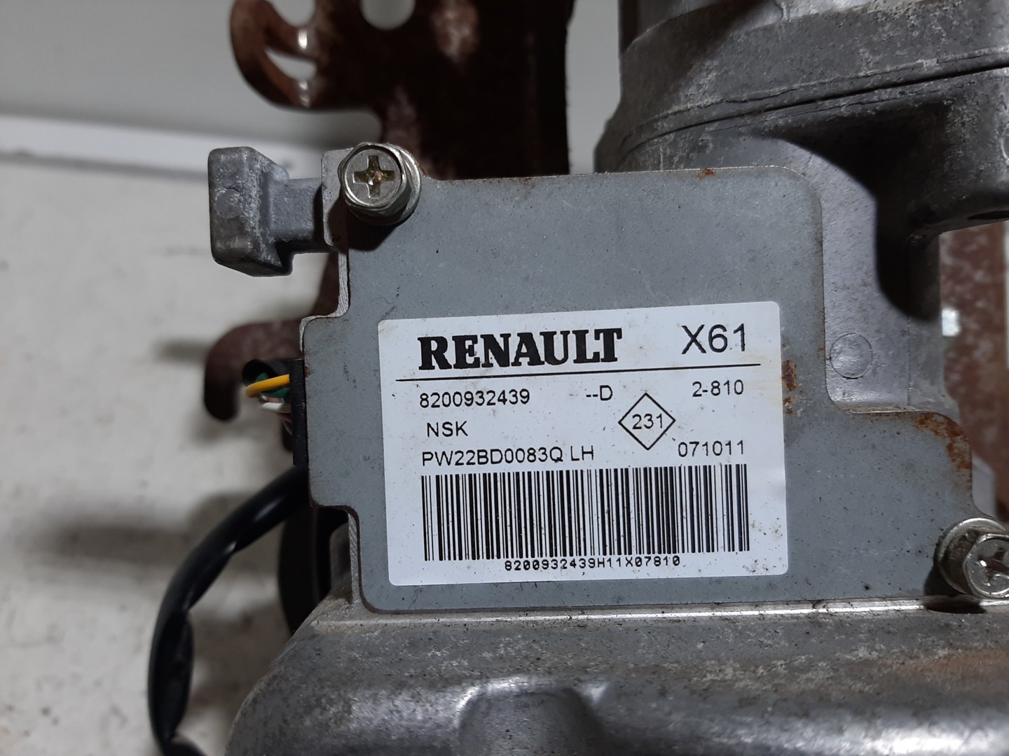 Coluna de direção RENAULT Kangoo (KW0/1_) Imagem-5
