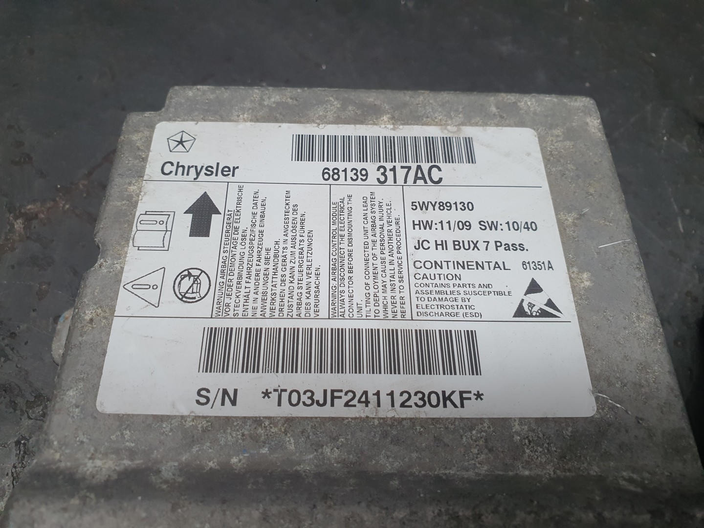 Kit d’airbags FIAT Freemont (345_) Imagem-15