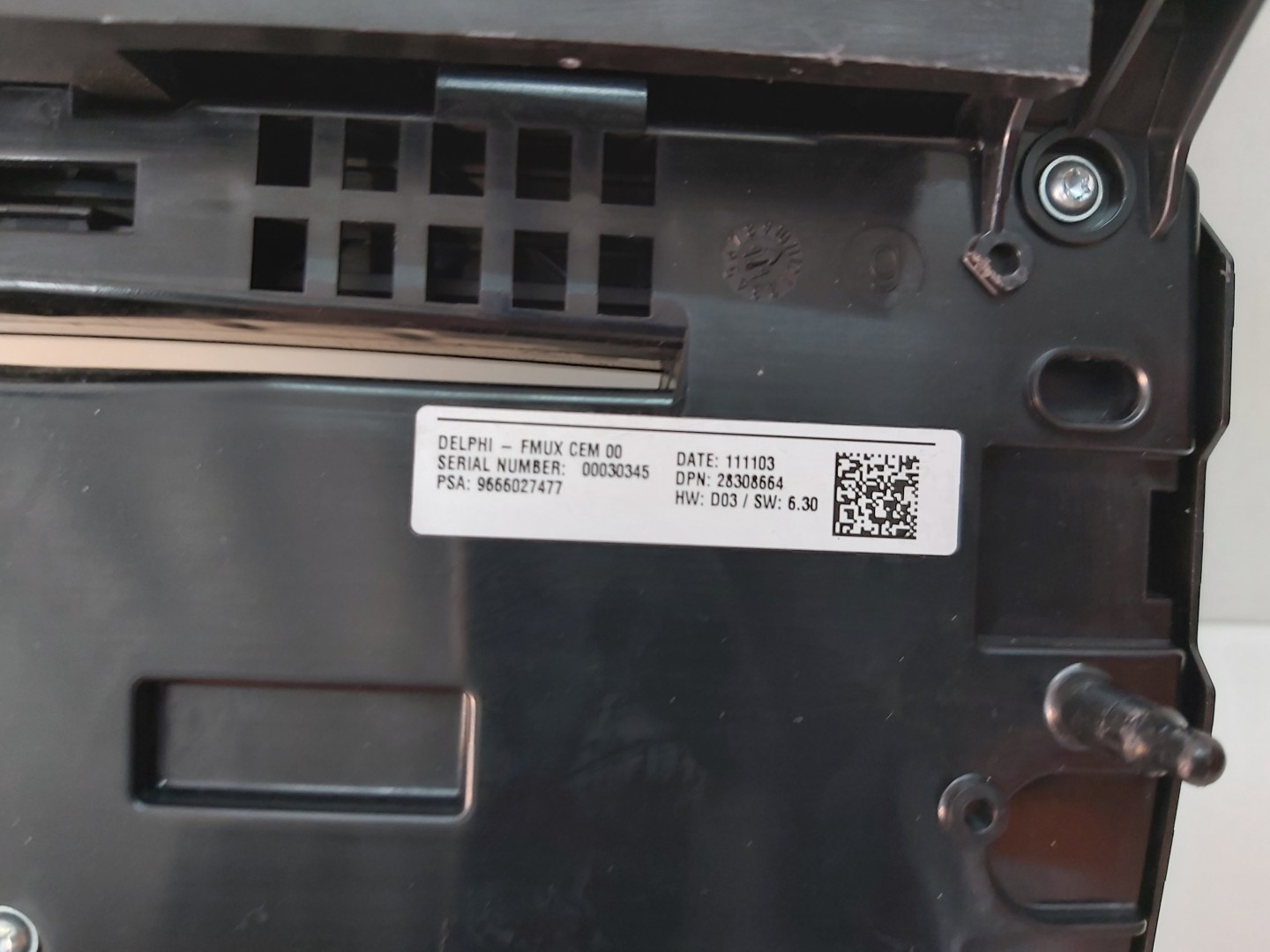 Console central CITROËN C4 II (B7)