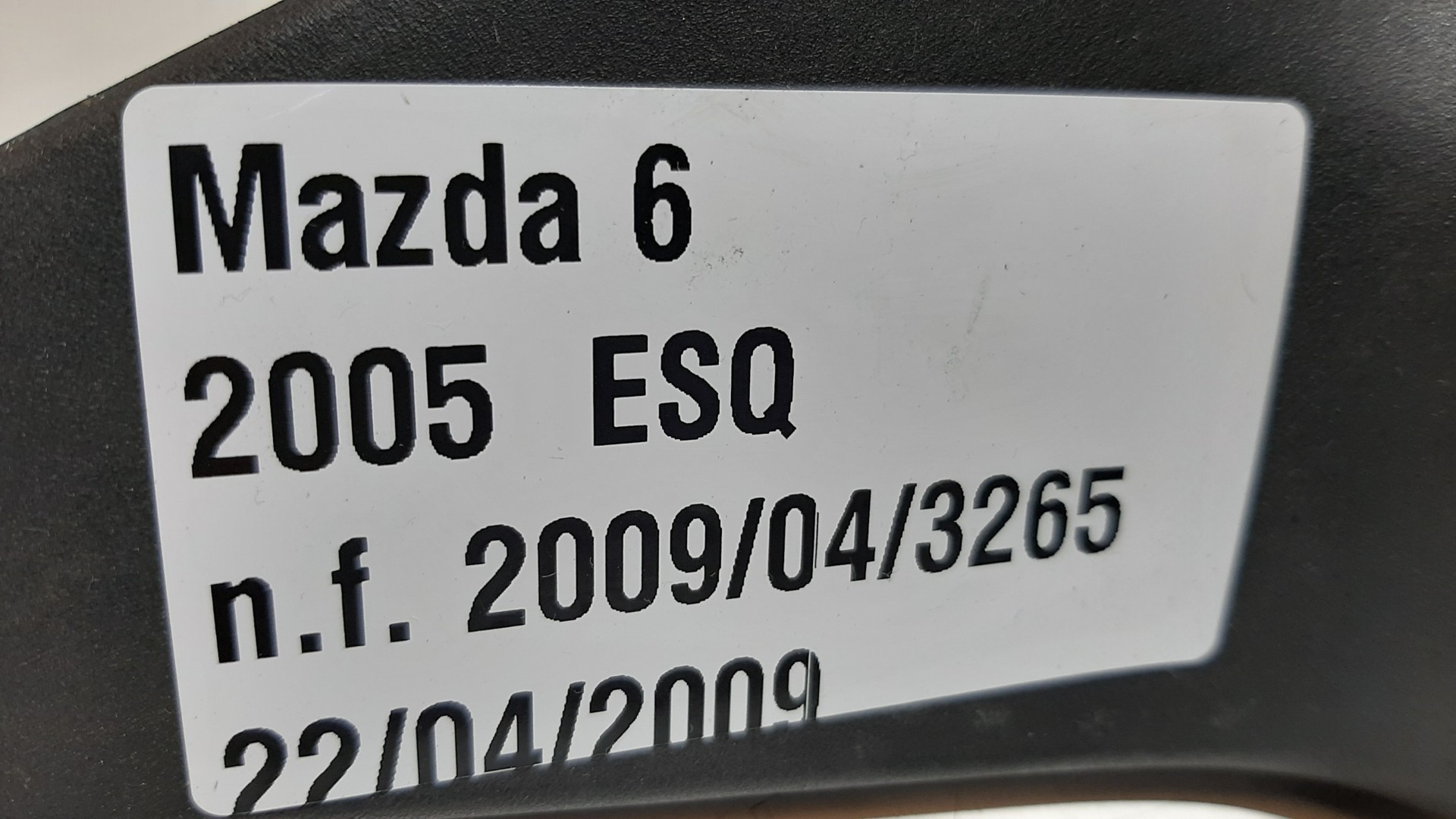 Left mirror MAZDA 6 Hatchback (GG) Imagem-4