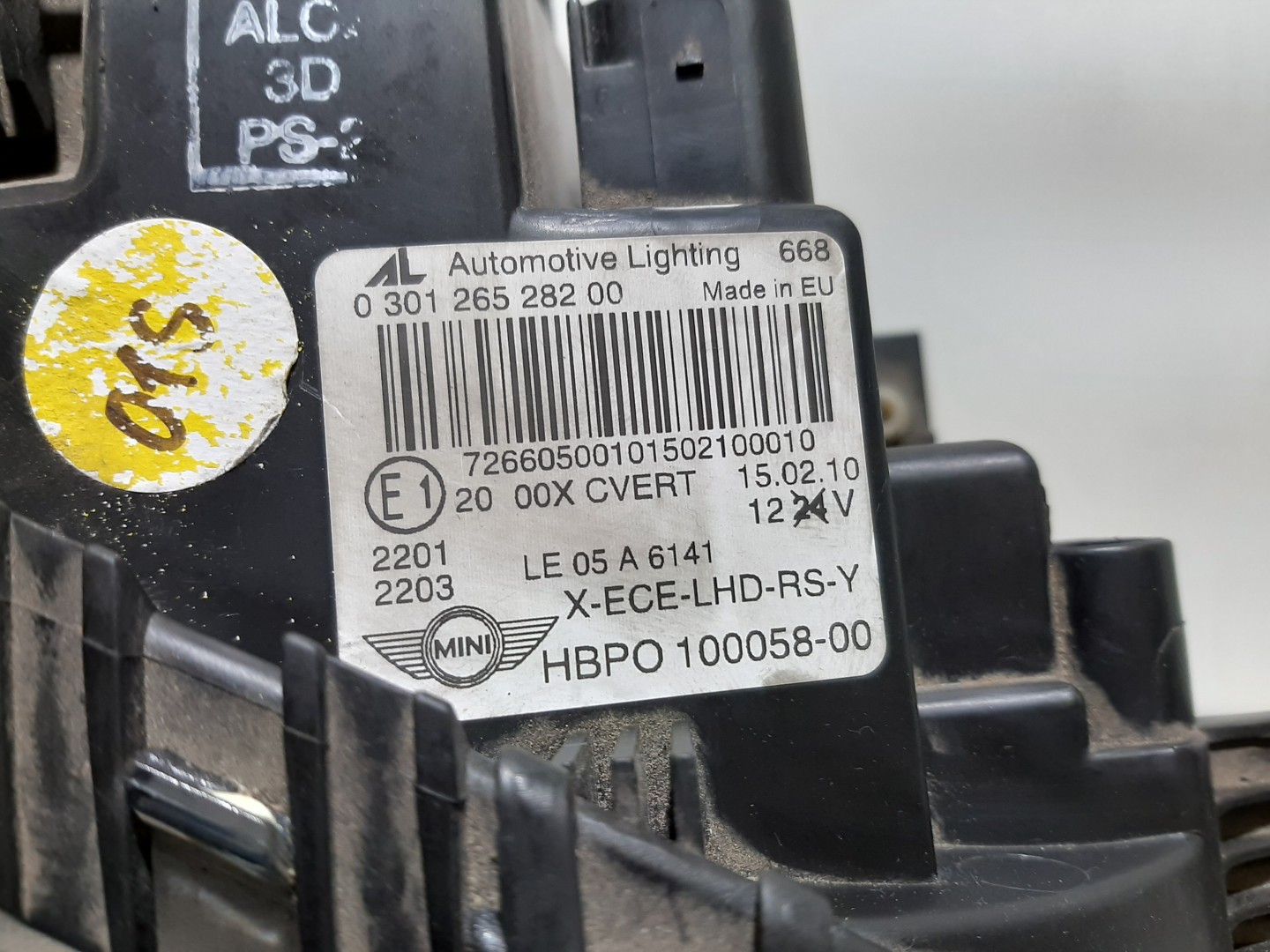 Phare avant Droit MINI Mini Cabrio (R57) Imagem-4