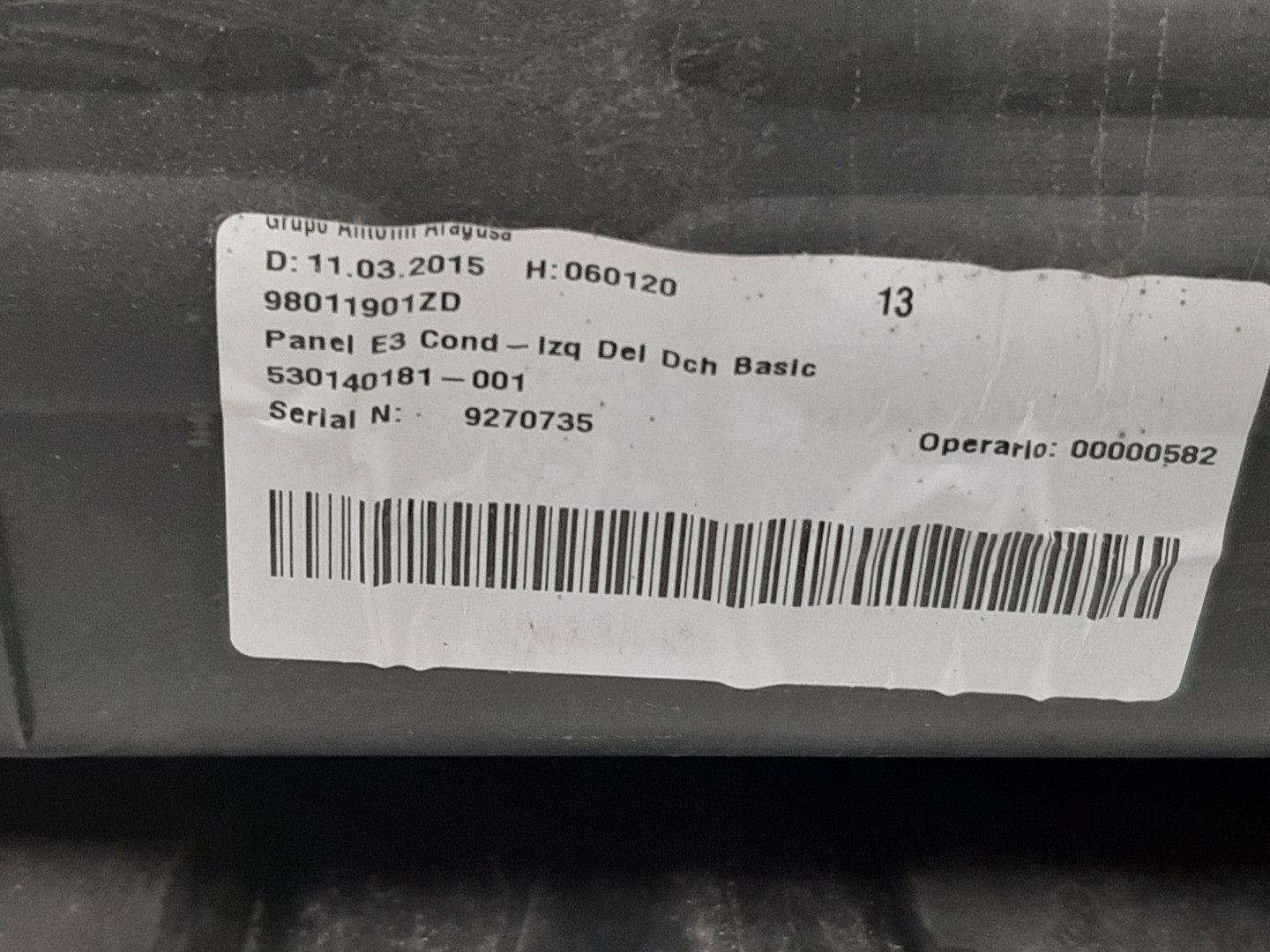 Panneau de porte avant Droite CITROËN C4 Cactus Imagem-1