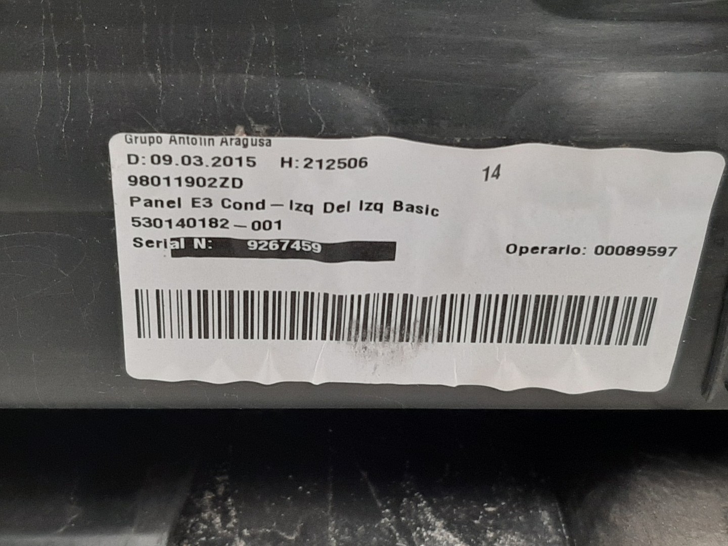 Panneau de porte avant gauche CITROËN C4 Cactus Imagem-2