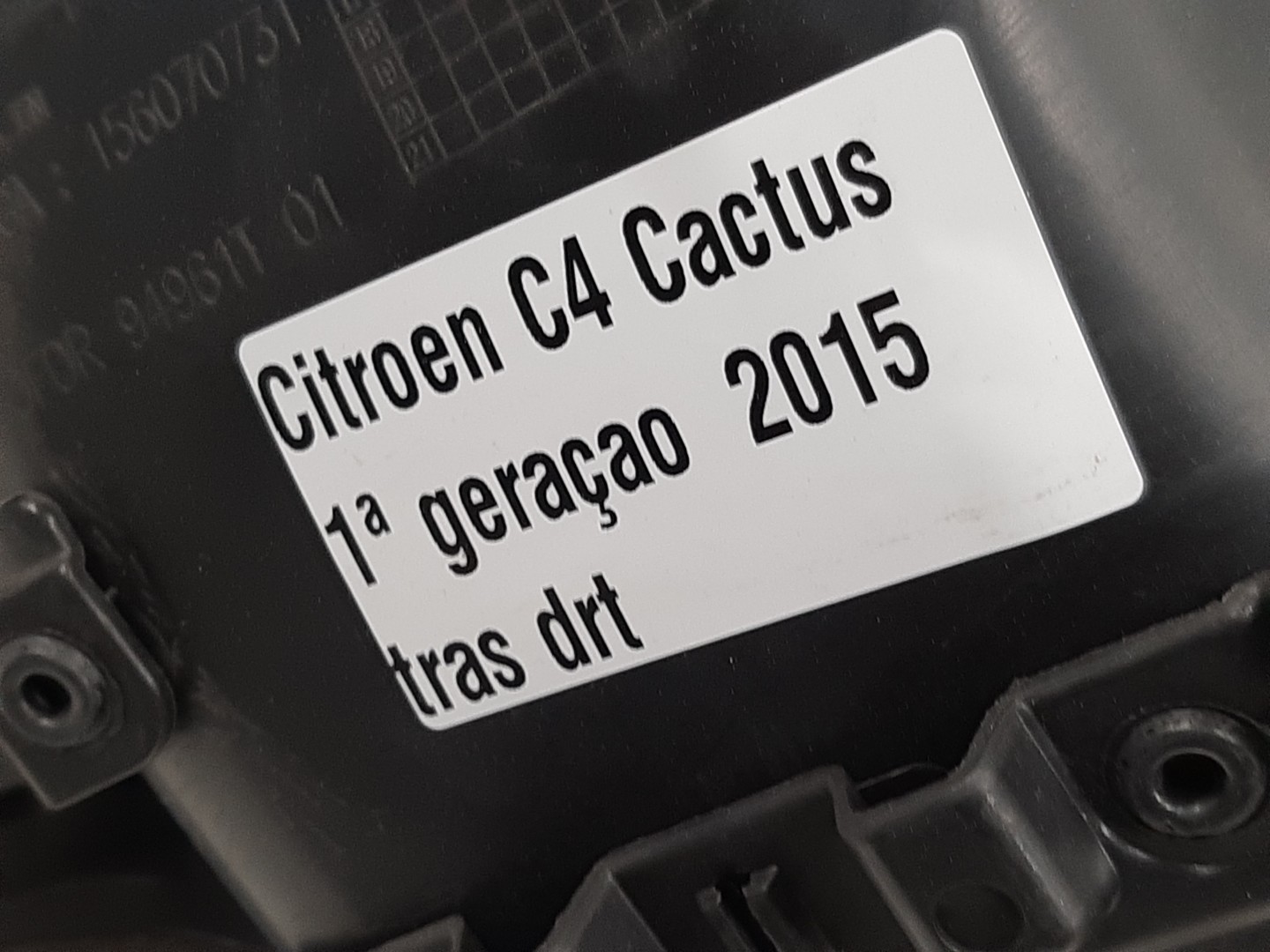 Panneau de porte arrière Droite CITROËN C4 Cactus