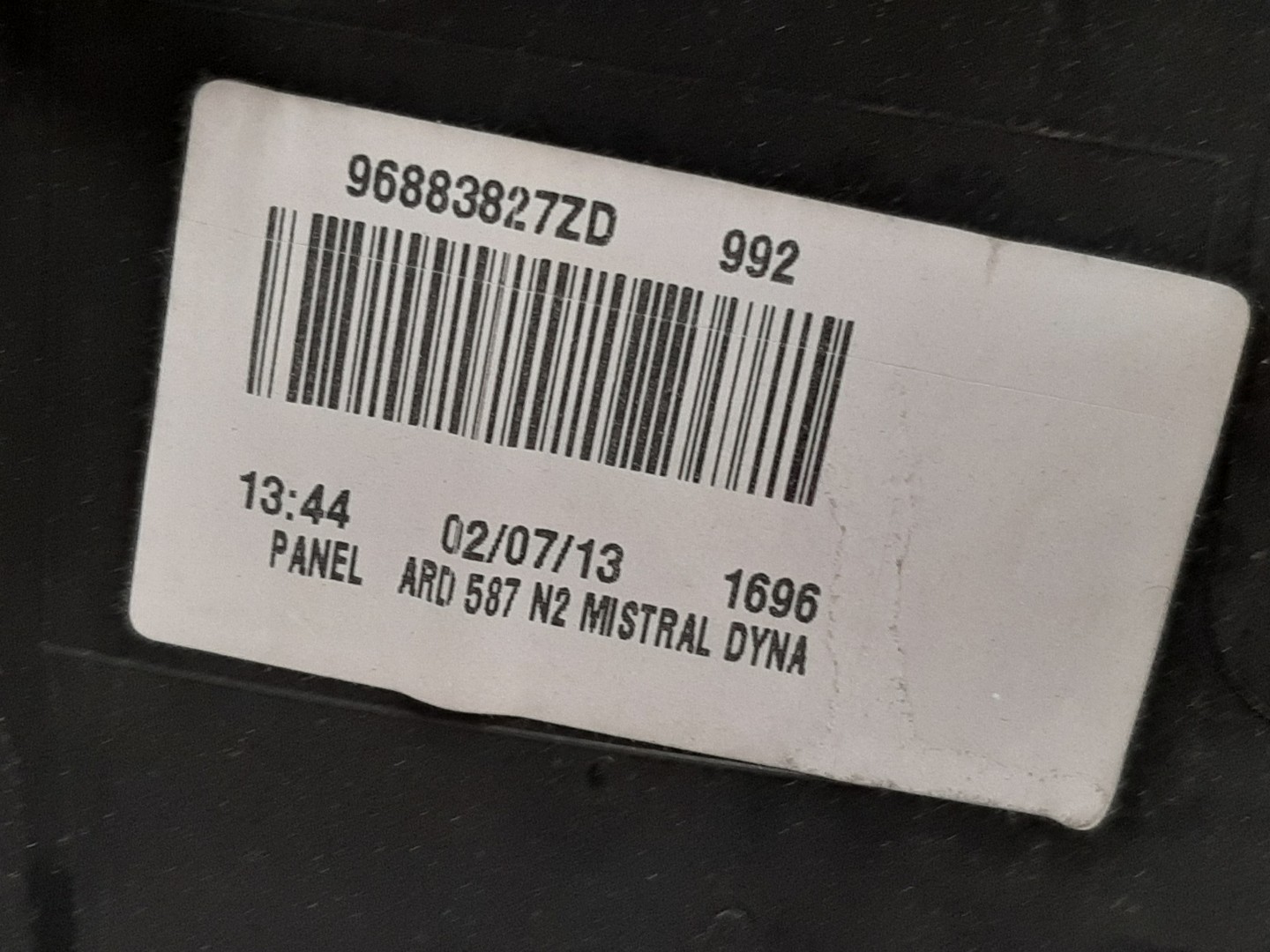 Panneau de porte arrière Droite CITROËN C4 Grand Picasso I (UA_) Imagem-1