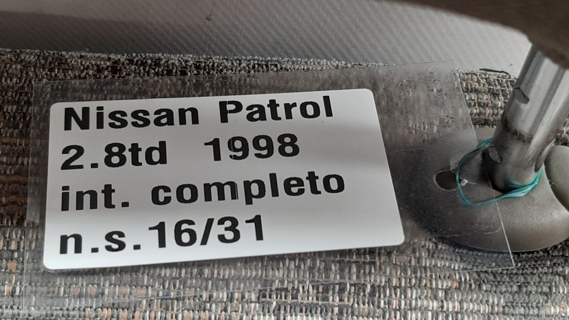 Interior Completo NISSAN Patrol GR V Wagon (Y61) Imagem-8