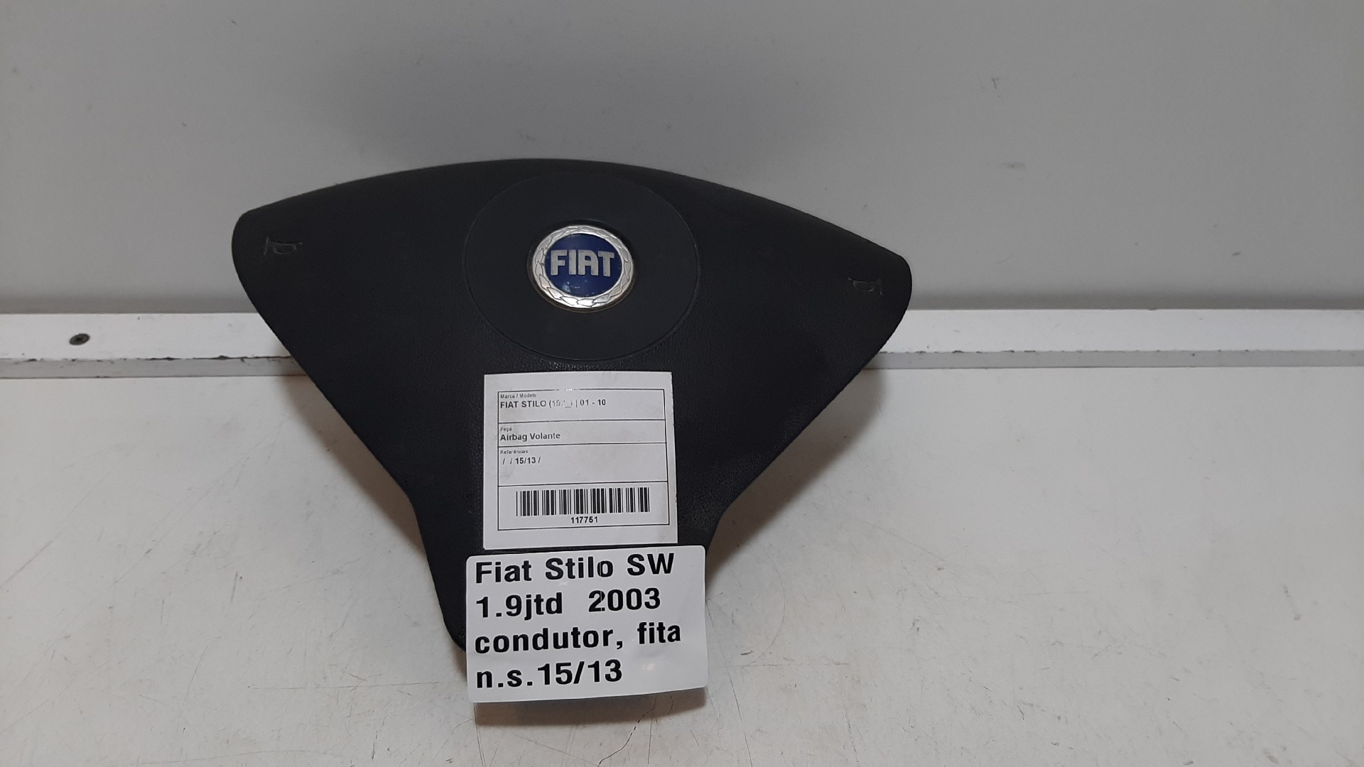 Airbag do volante FIAT Stilo (192_)
