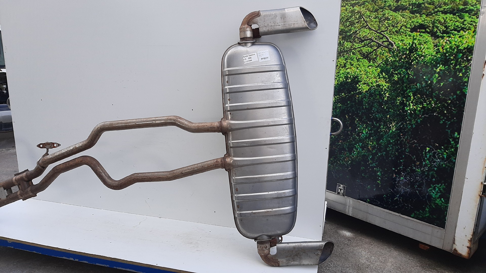Silencieux d'échappement PORSCHE Cayenne (9PA) Imagem-1