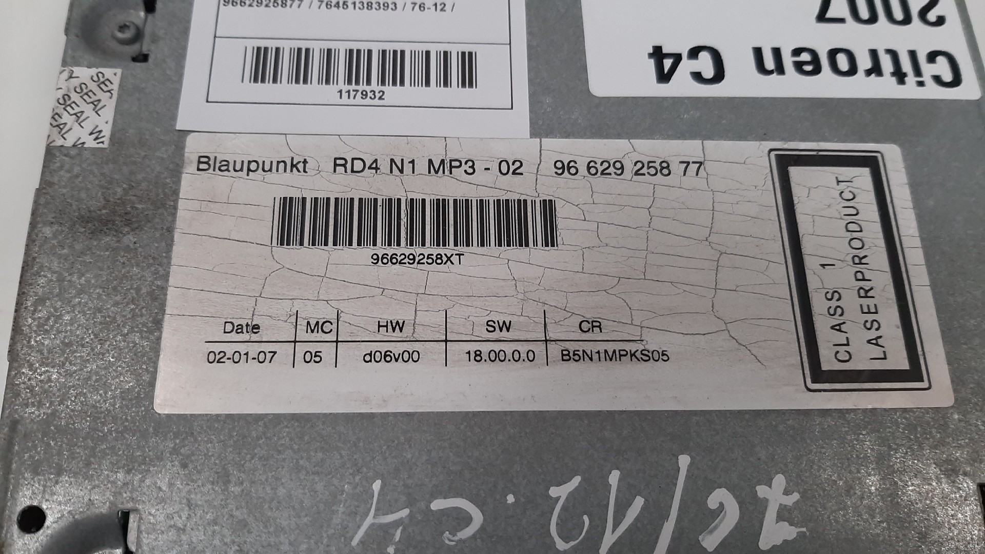 Autoradio CITROËN C4 I (LC_) Imagem-2