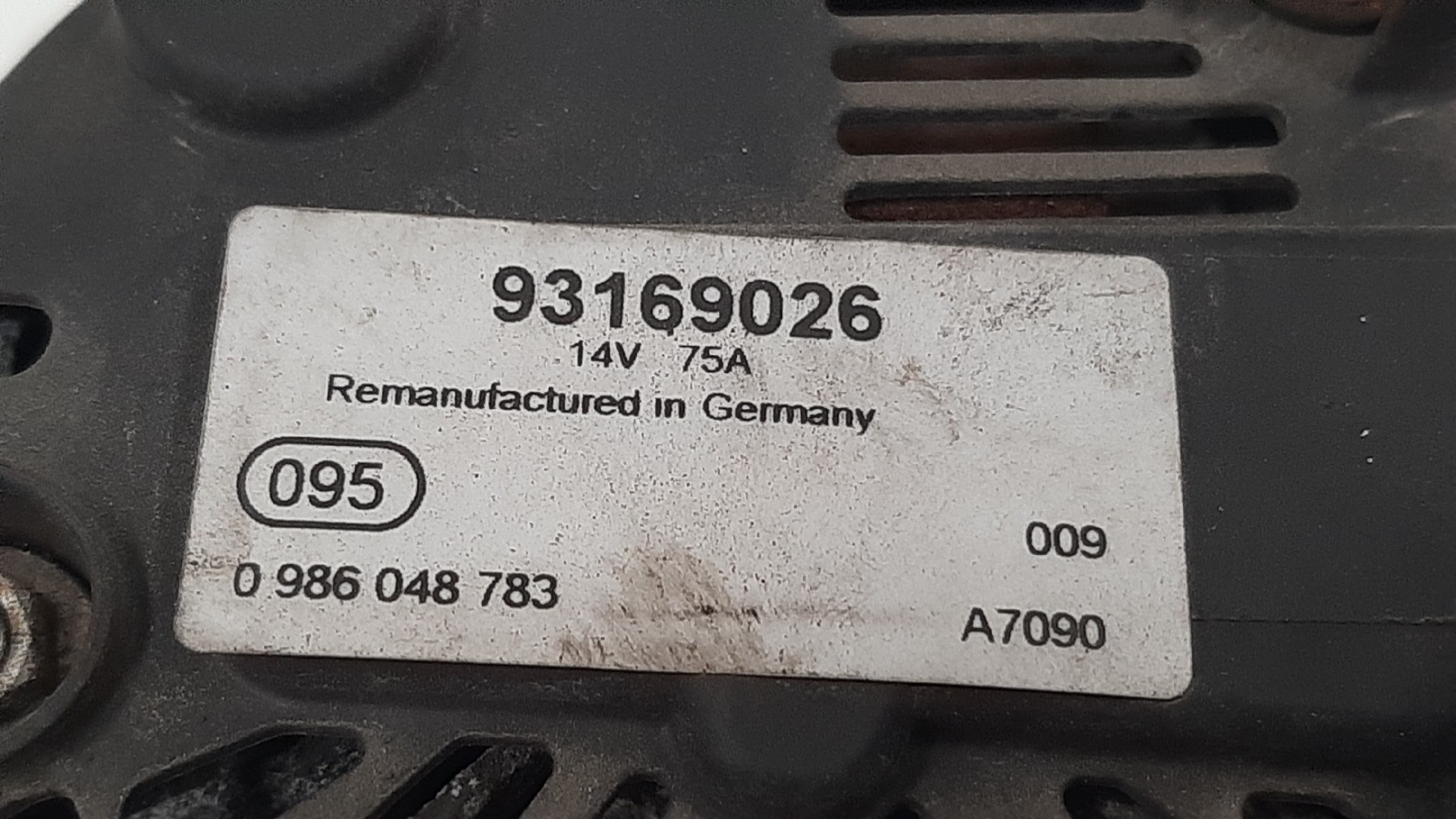 Alternador OPEL Corsa D Imagem-4