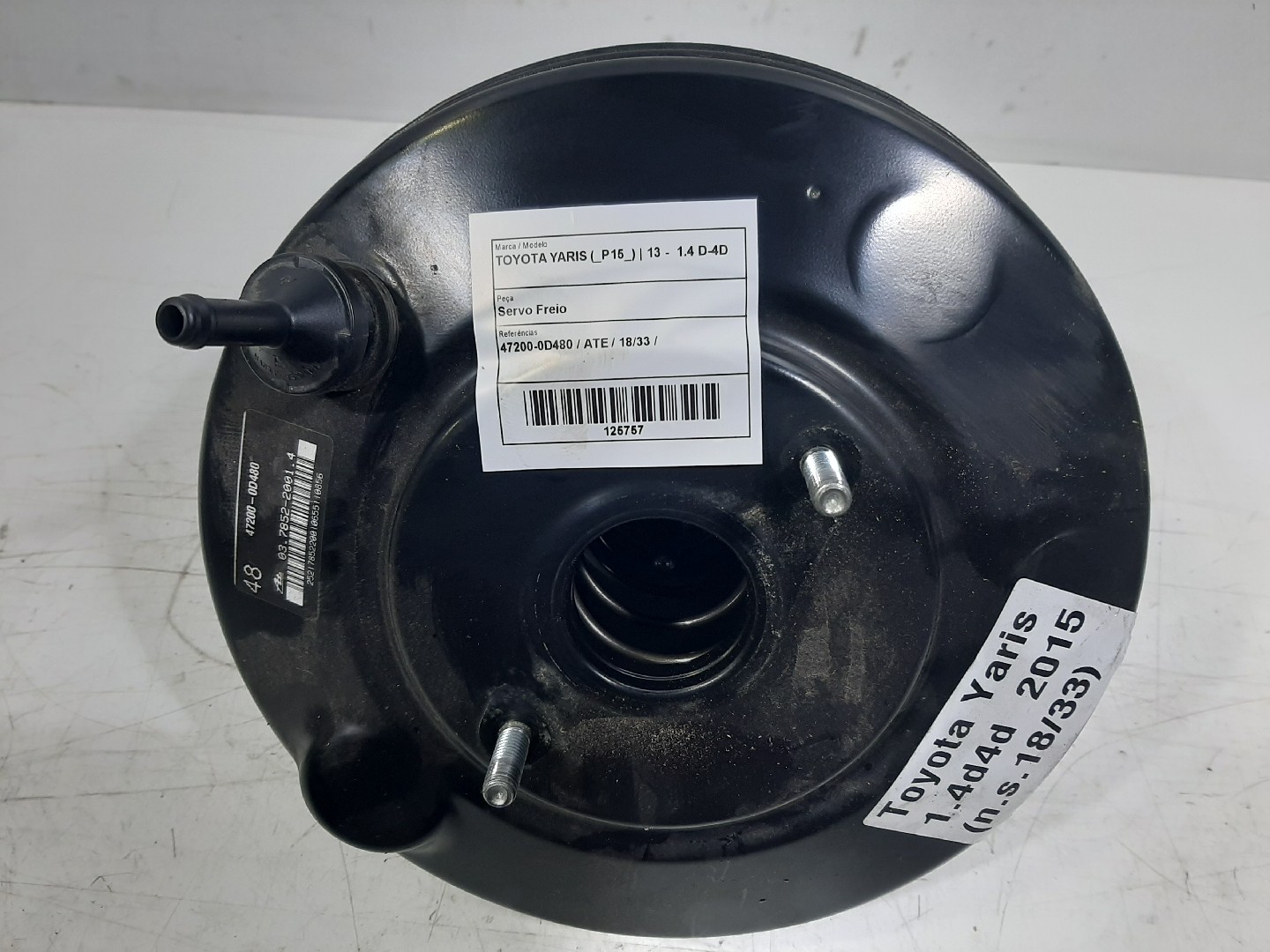 Brake Servo TOYOTA Yaris (_P15_)