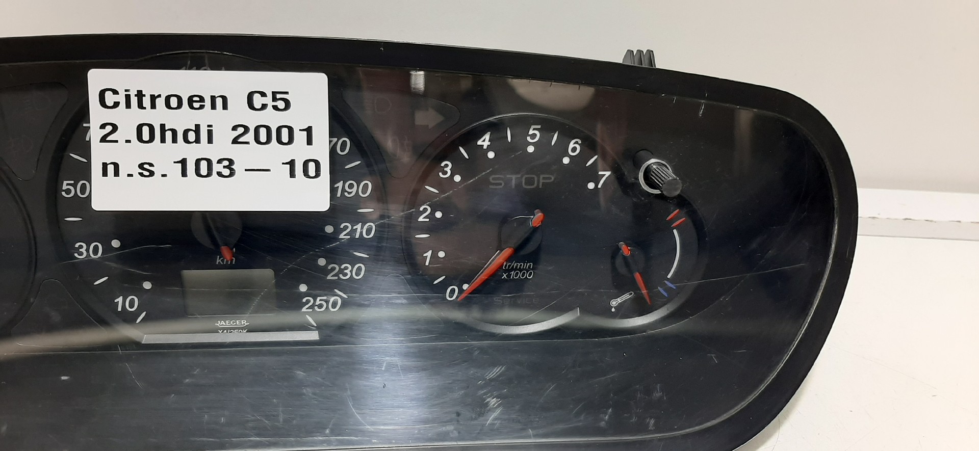 Compteur de vitesse CITROËN C5 I (DC_) Imagem-2
