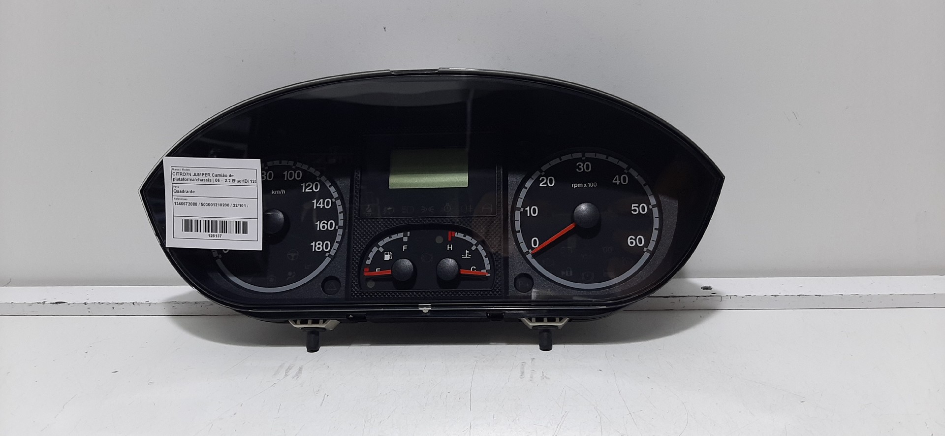Compteur de vitesse CITROËN Jumper Furgão