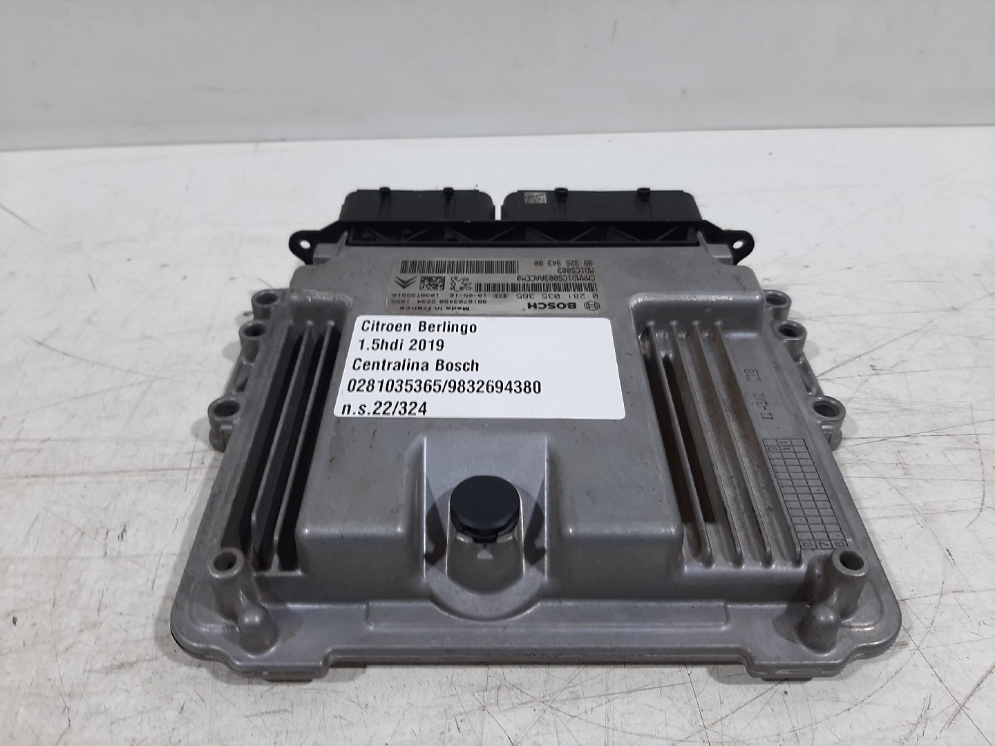 Calculateur /  Unité de contrôle moteur CITROËN Berlingo (K9) Imagem-2