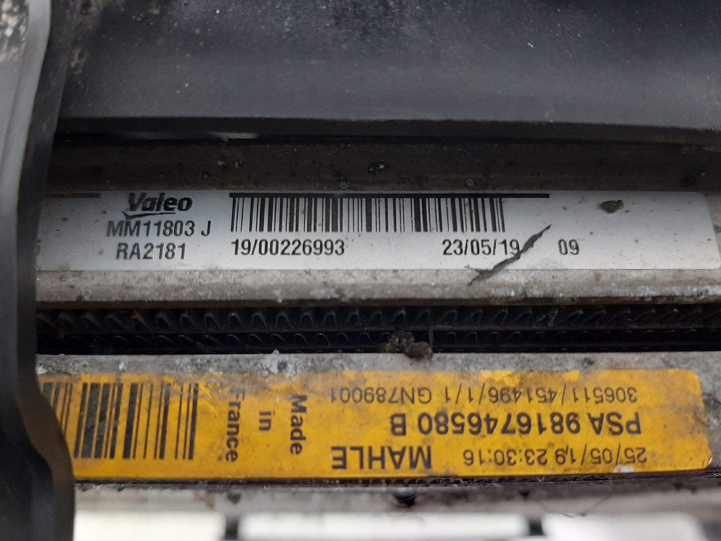 Kit de radiateurs CITROËN Berlingo (K9) Imagem-10