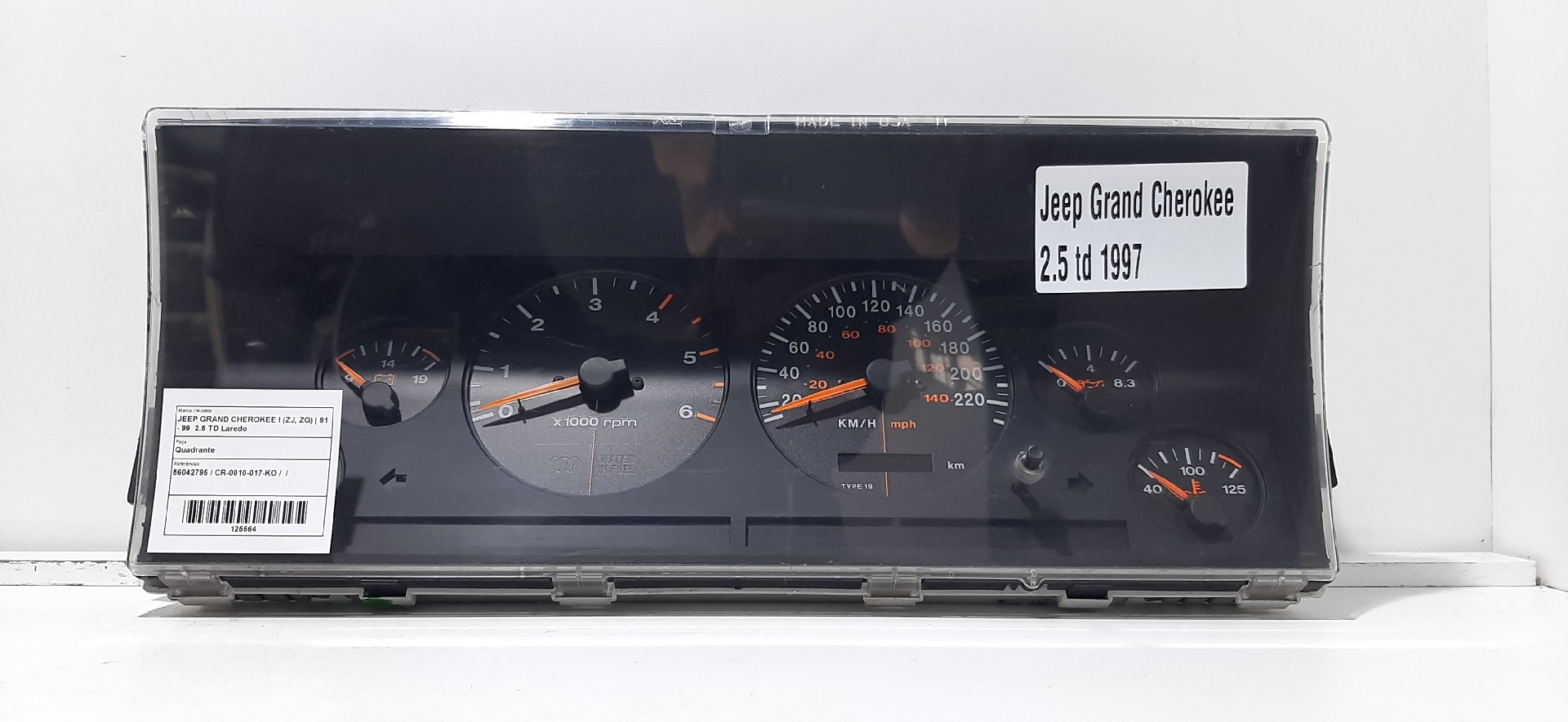 Quadrante / painel de instrumentos JEEP Grand Cherokee I (ZJ)