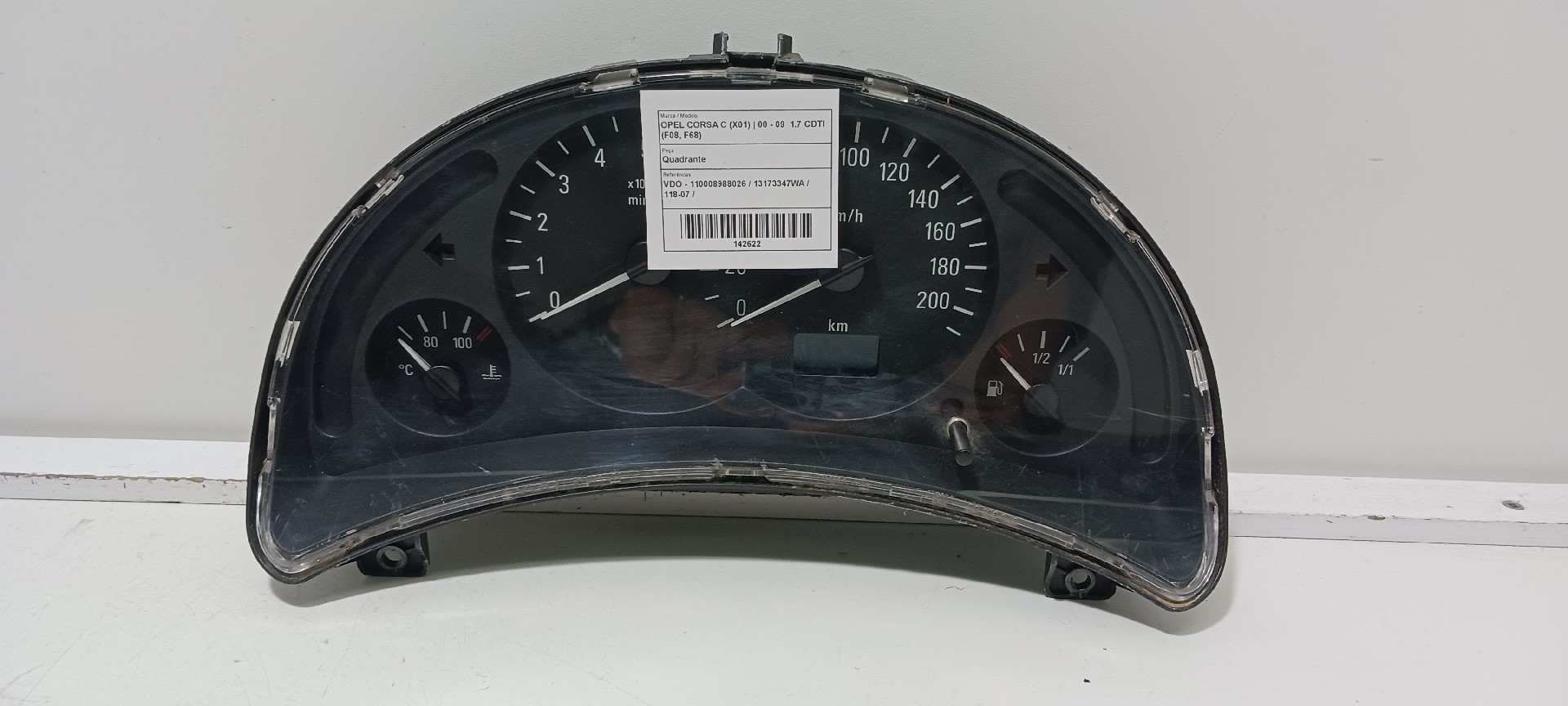 Quadrante / painel de instrumentos OPEL Corsa C