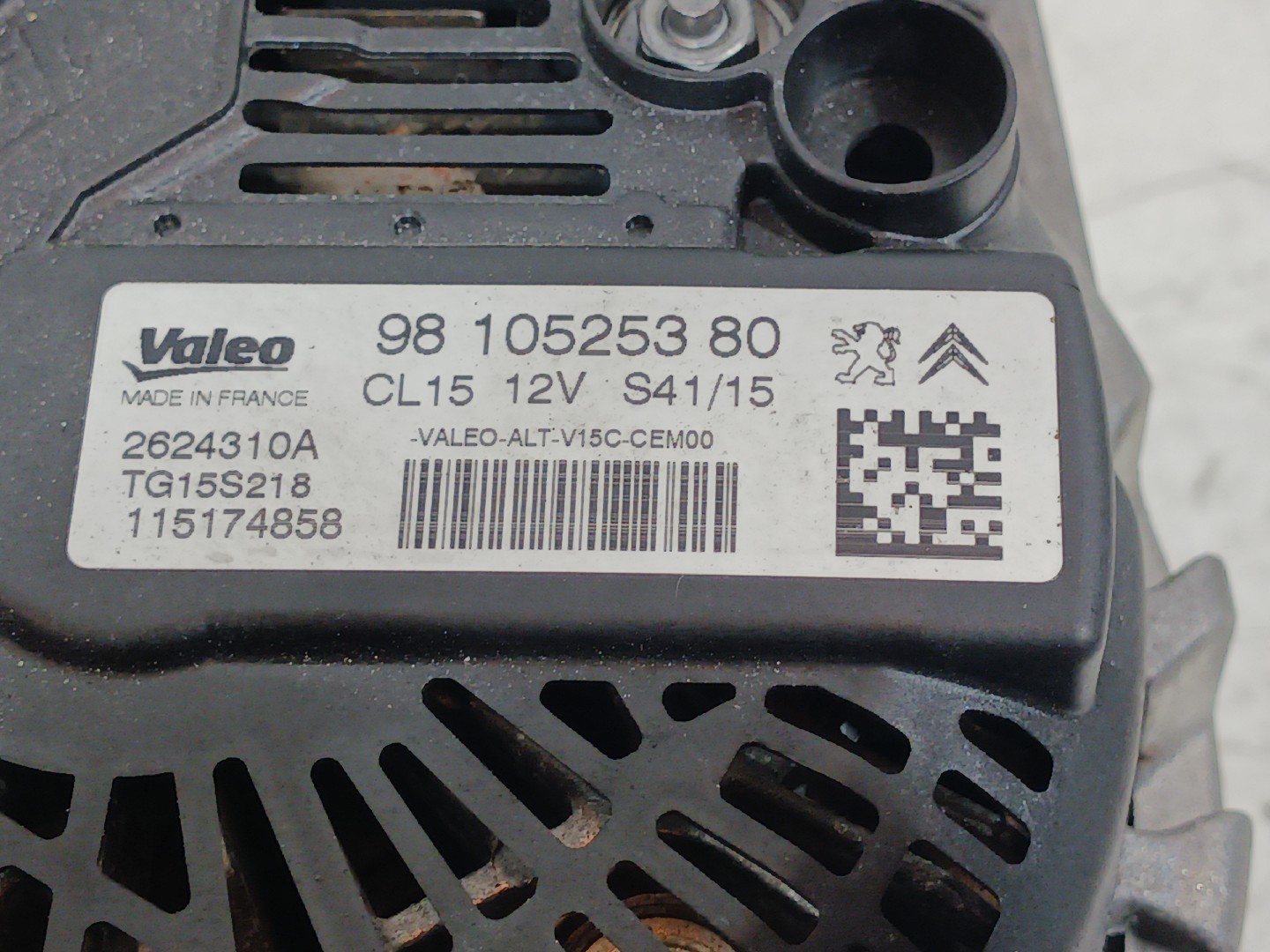 Alternador CITROËN Berlingo (B9) Imagem-3