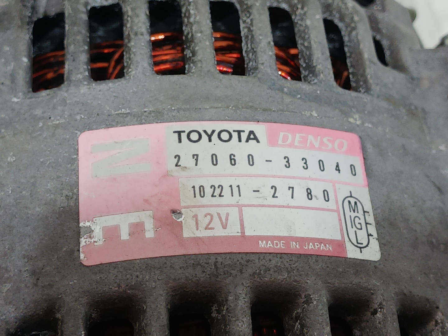 Alternador TOYOTA Yaris (_P1_) Imagem-3