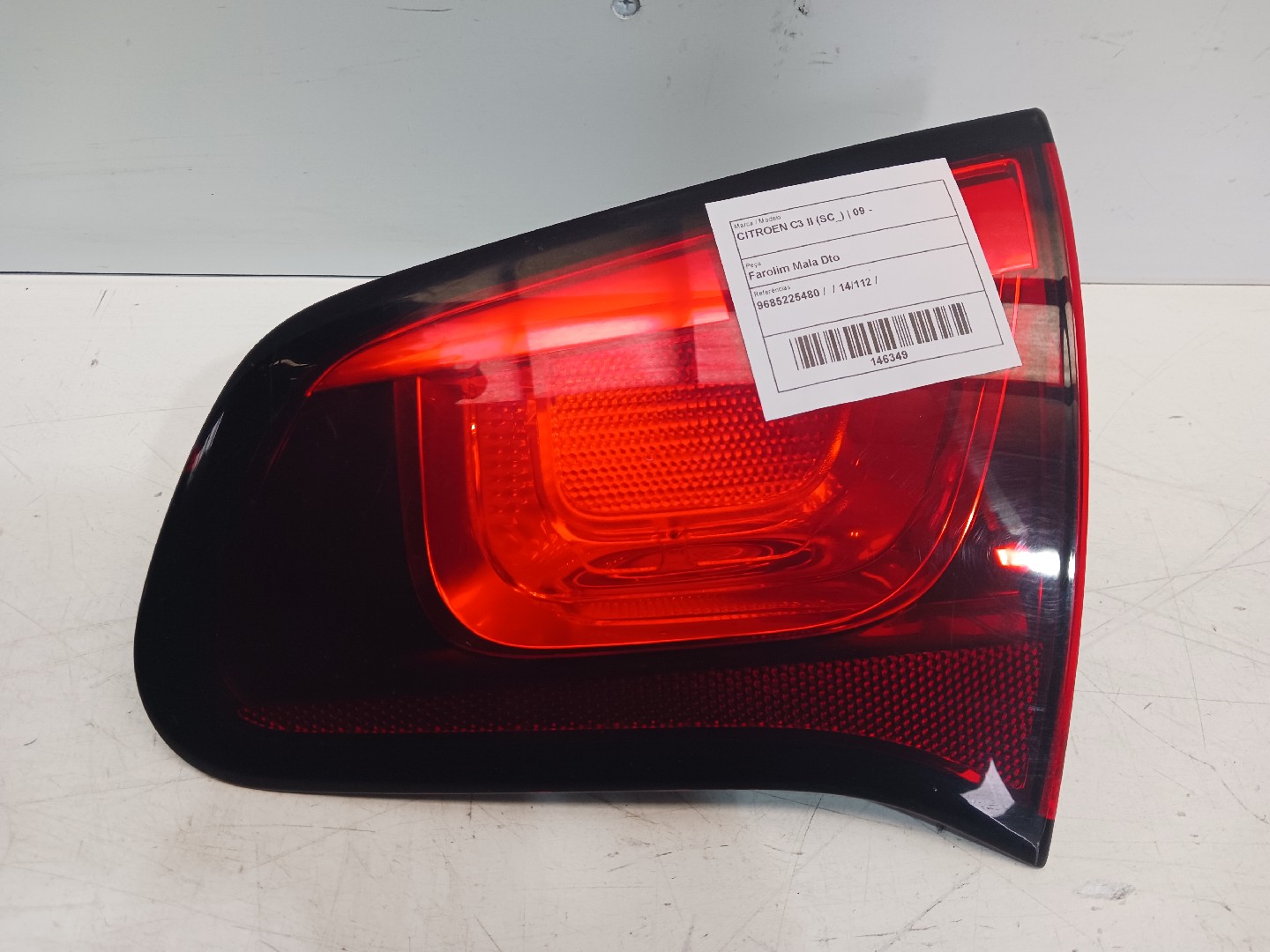 Feu de coffre Droite CITROËN C3 II (SC_)