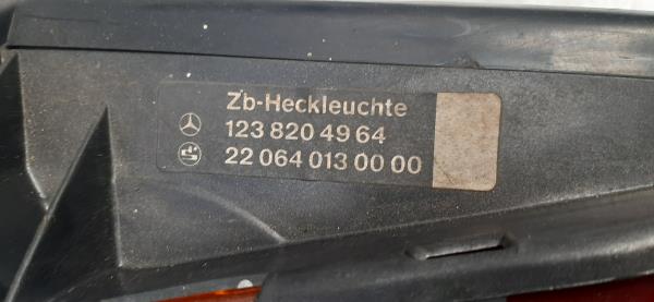 Feu arrière Gauche MERCEDES-BENZ Três volumes (W123) Imagem-5