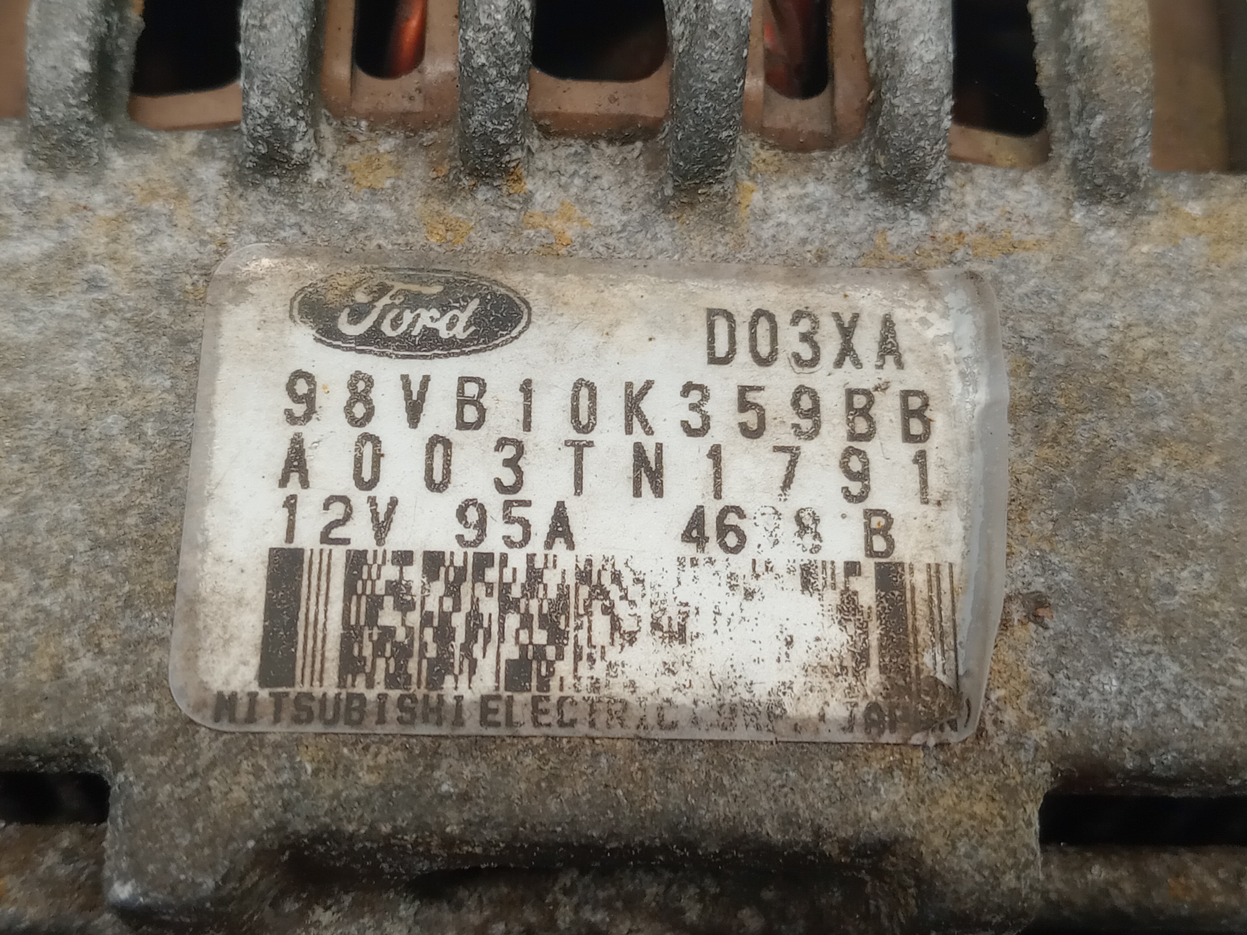 Alternador FORD Transit Kombi (E_ _) Imagem-5