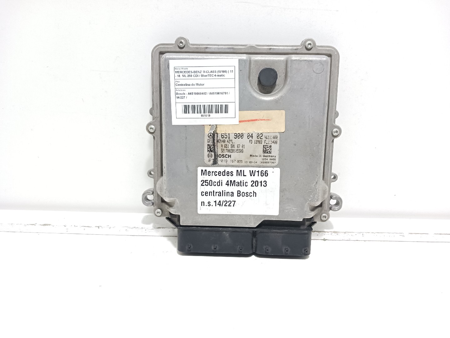 Engine control unit / ECU MERCEDES-BENZ Classe M (W166)