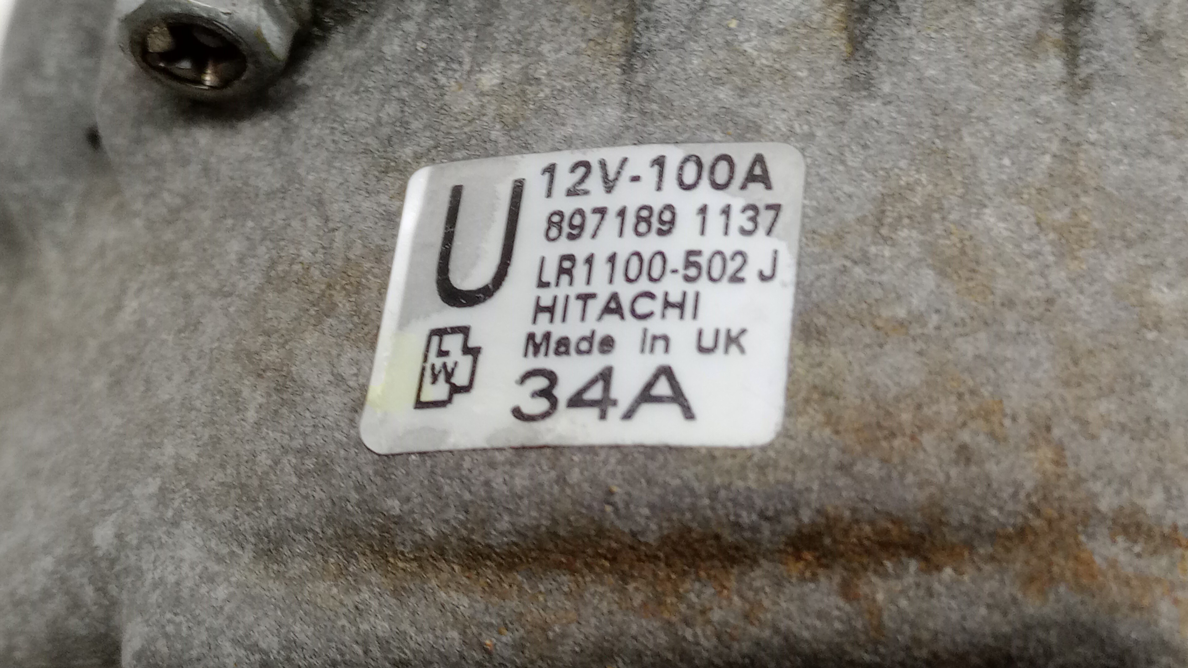 Alternador OPEL Combo Furgão/Combi Imagem-5