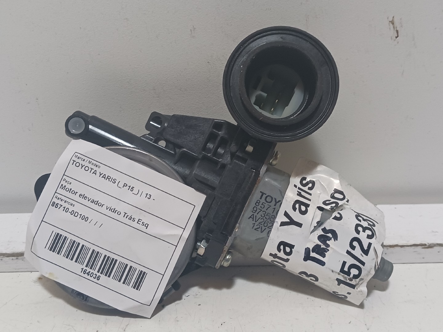 Left Rear  Door Window Regulator Motor TOYOTA Yaris (_P15_)