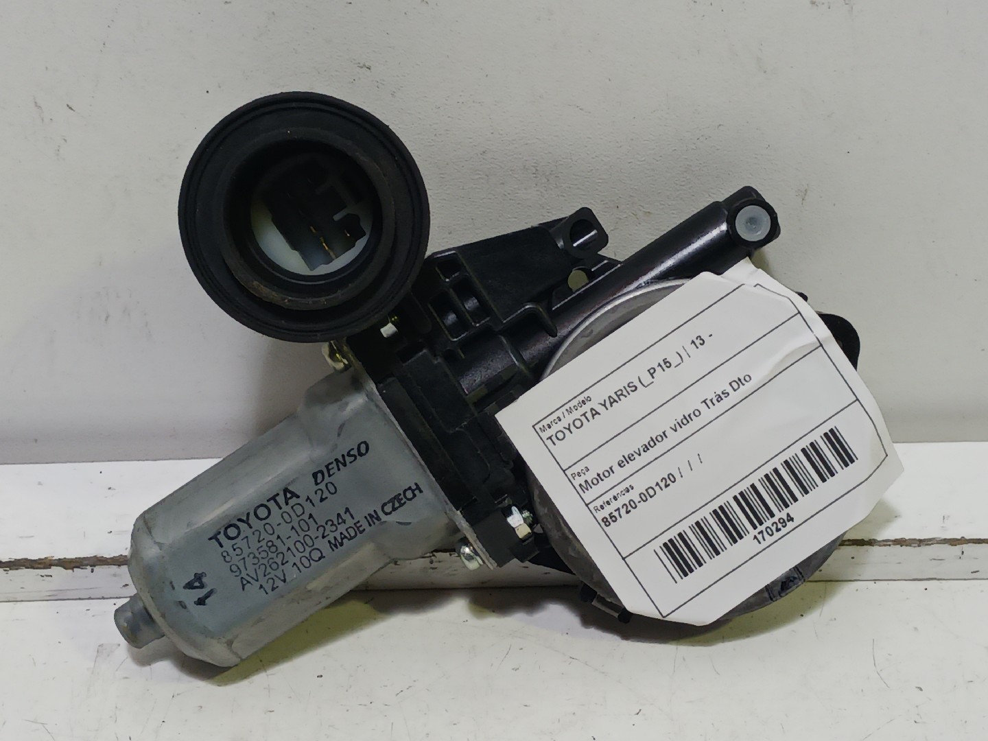 Right Rear  Door Window Regulator Motor TOYOTA Yaris (_P15_)