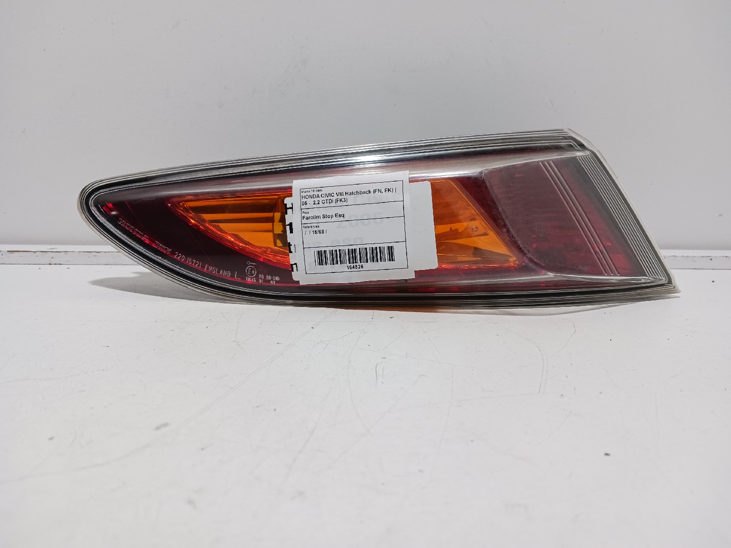 Farolim esquerdo HONDA Civic VIII Hatchback (FN_, FK_)